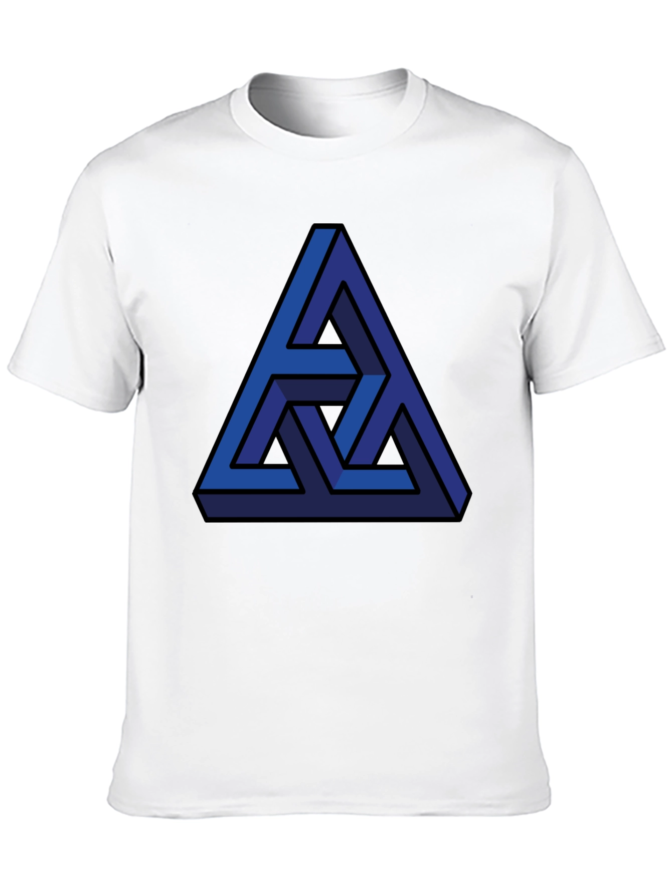 Impossible Triangle Graphic Tee - Mens Casual Top