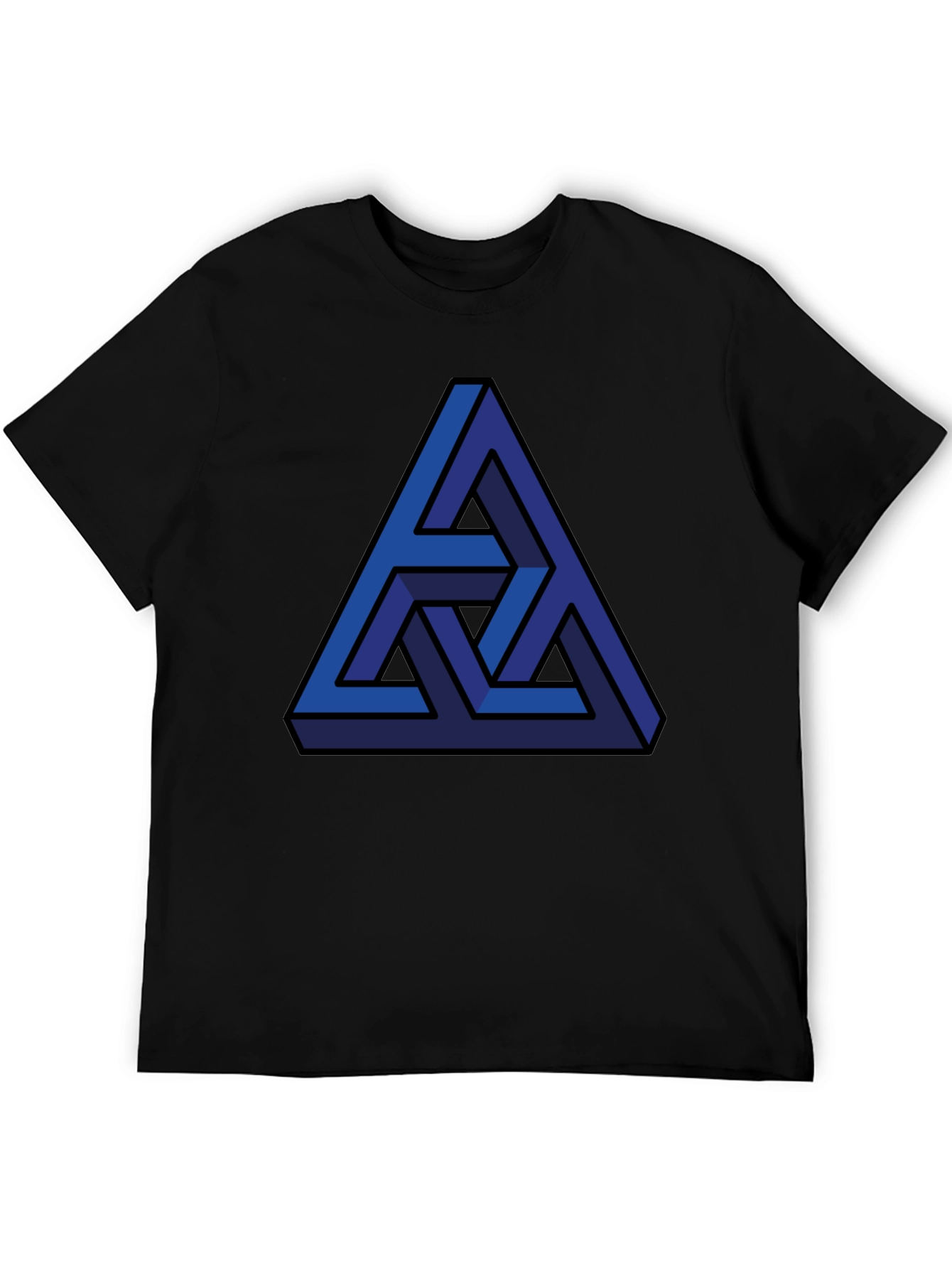 Impossible Triangle Graphic Tee - Mens Casual Top