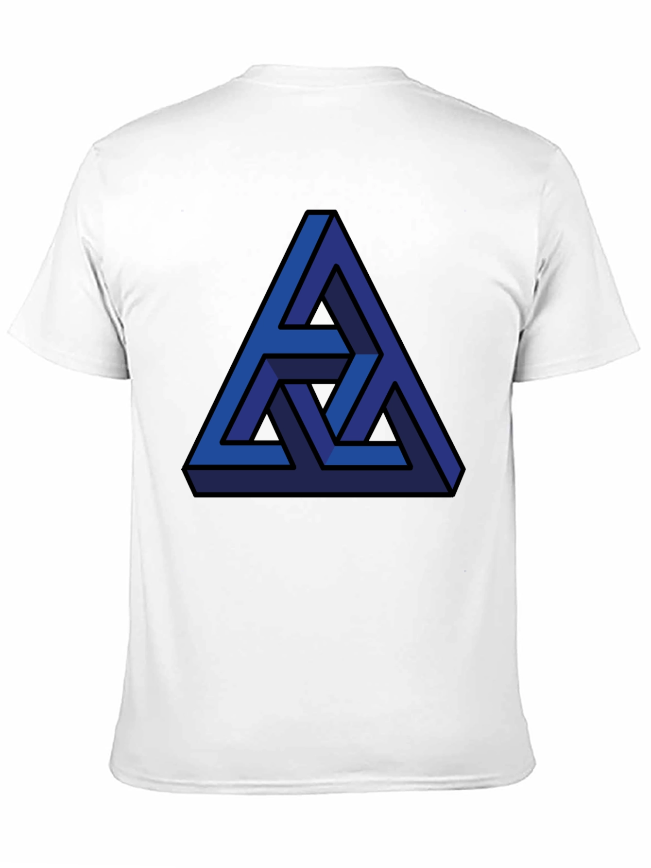 Impossible Triangle Graphic Tee - Mens Casual Top