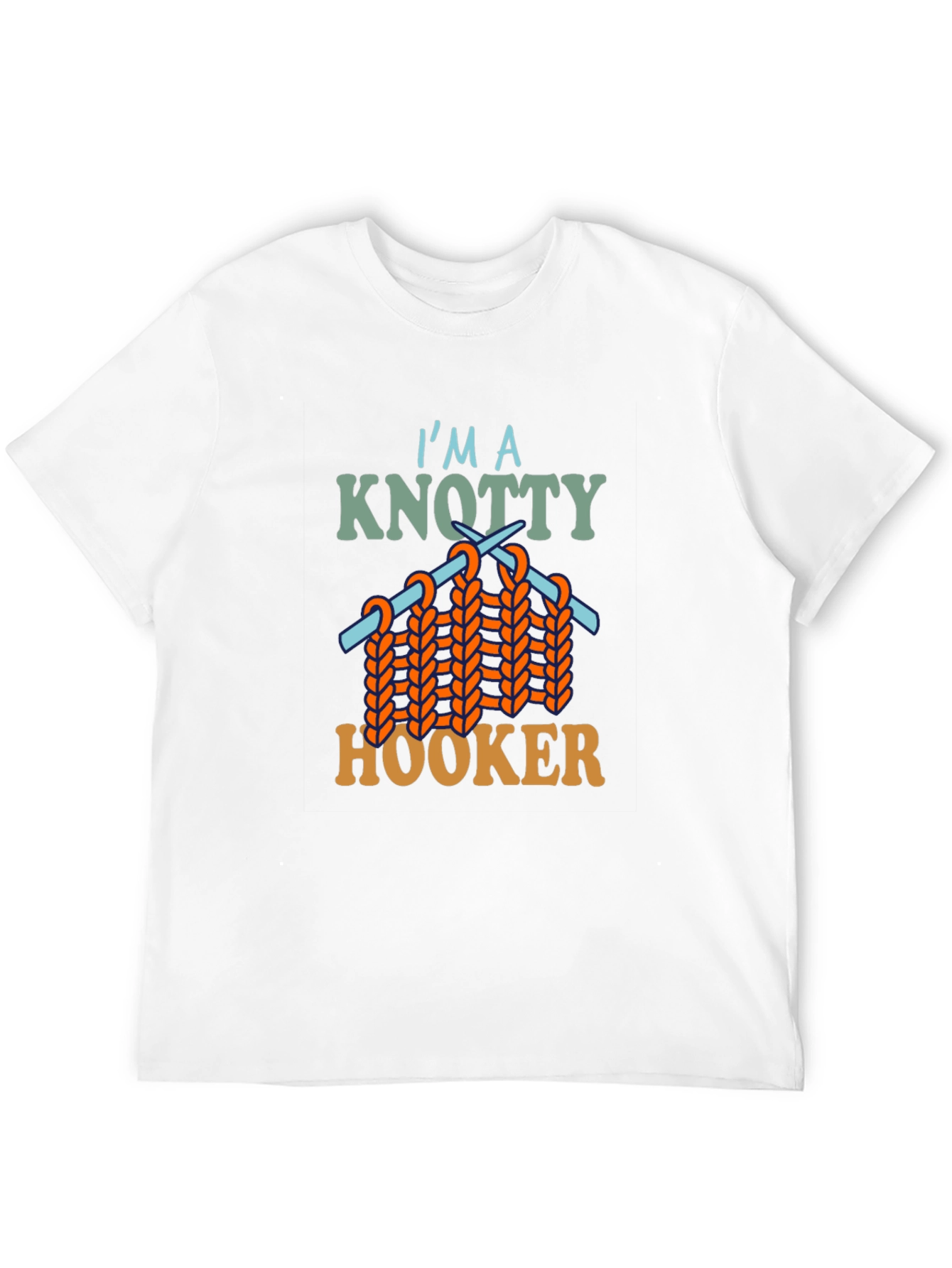 Knotty Hooker T-Shirt - Funny Crafting Tee