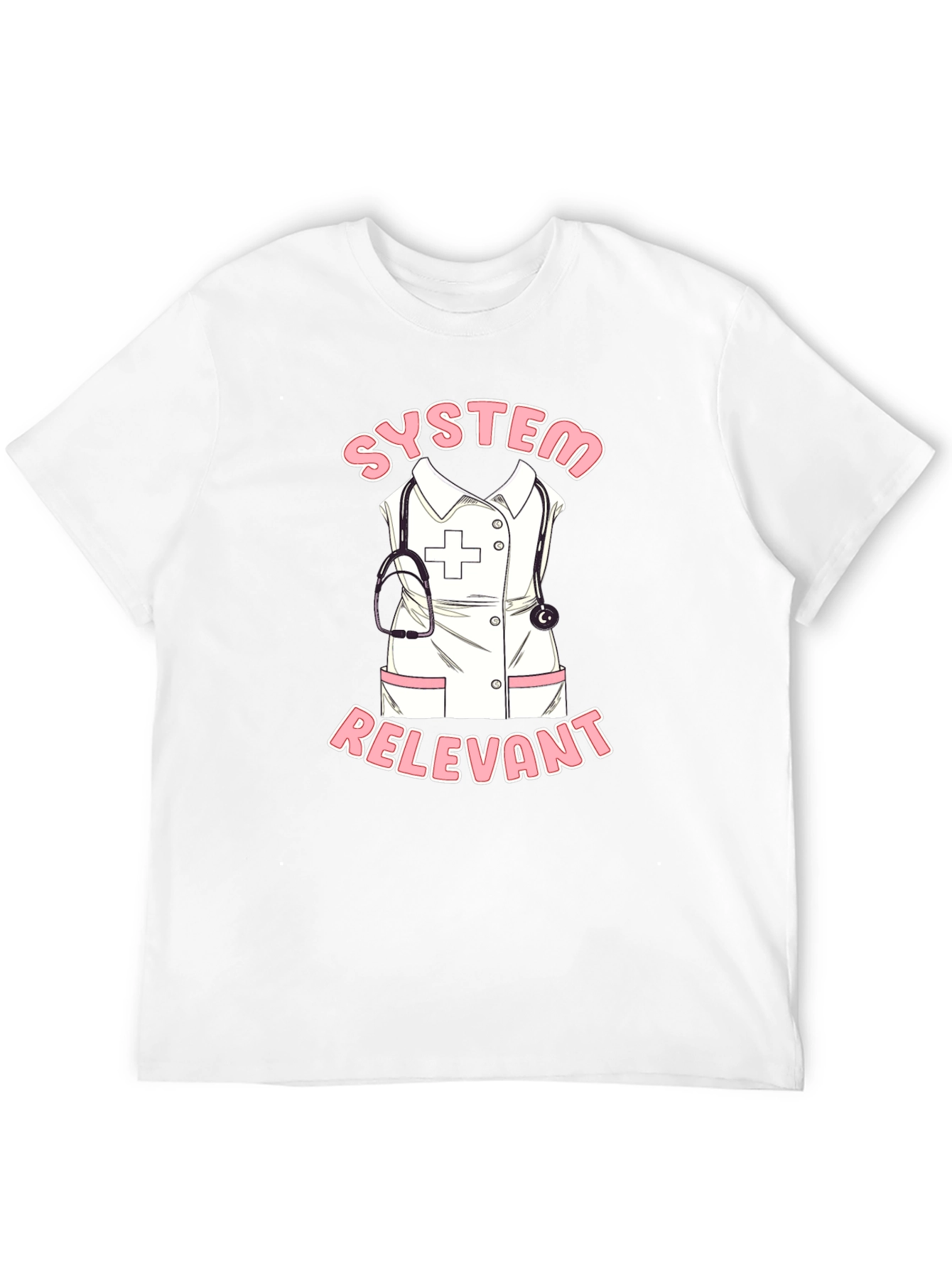 System Relevant Nurse T-Shirt - Black