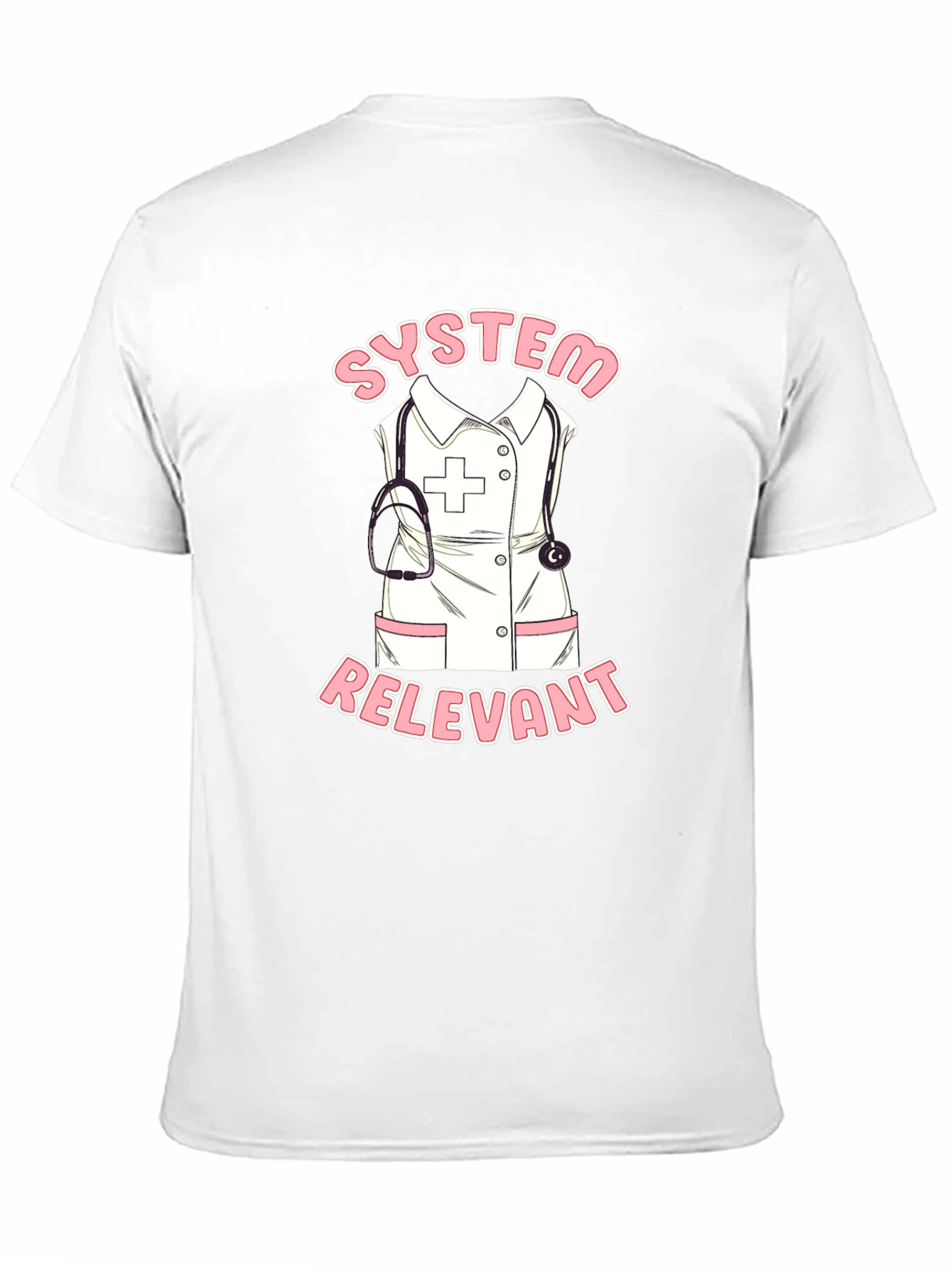 System Relevant Nurse T-Shirt - Black