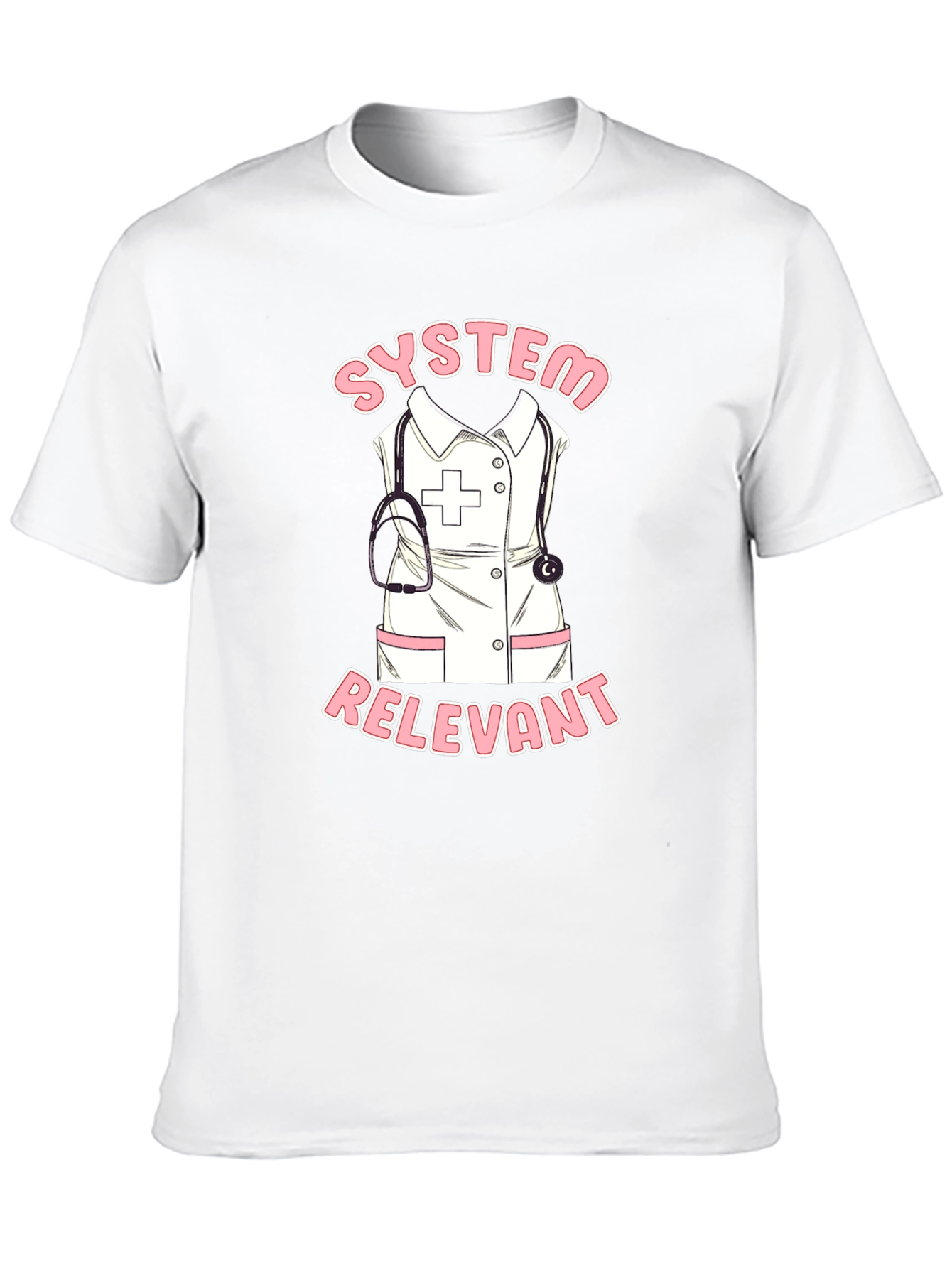 System Relevant Nurse T-Shirt - Black