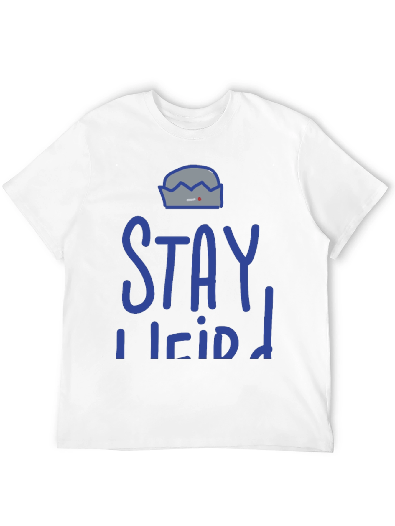 Stay Weird Graphic T-Shirt - Black