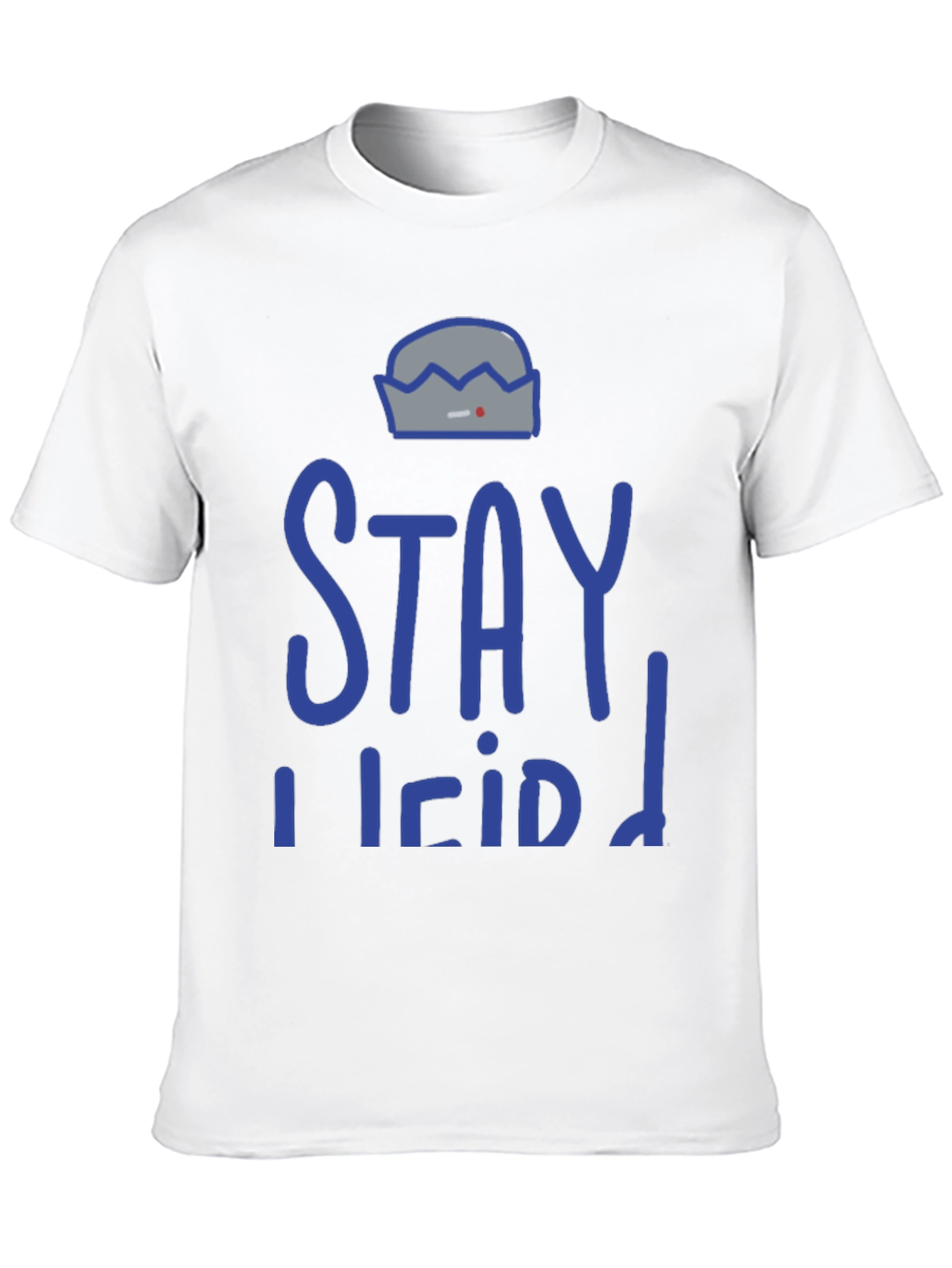 Stay Weird Graphic T-Shirt - Black