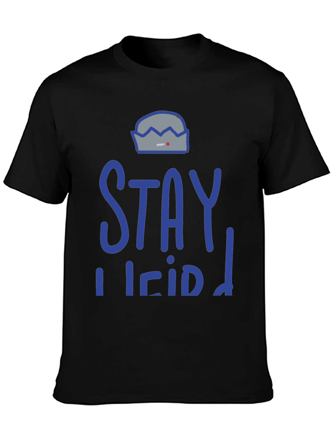 Stay Weird Graphic T-Shirt - Black