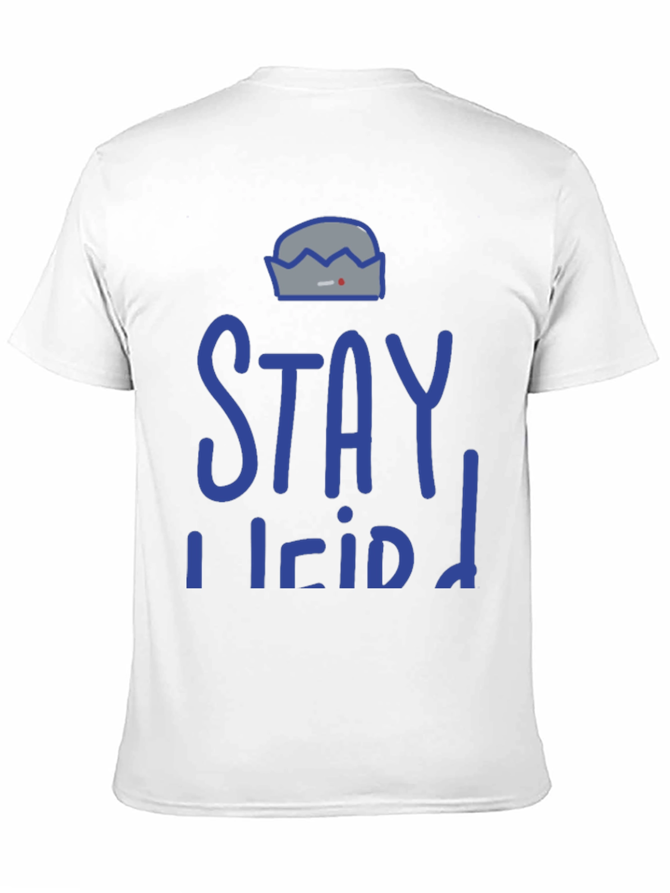 Stay Weird Graphic T-Shirt - Black