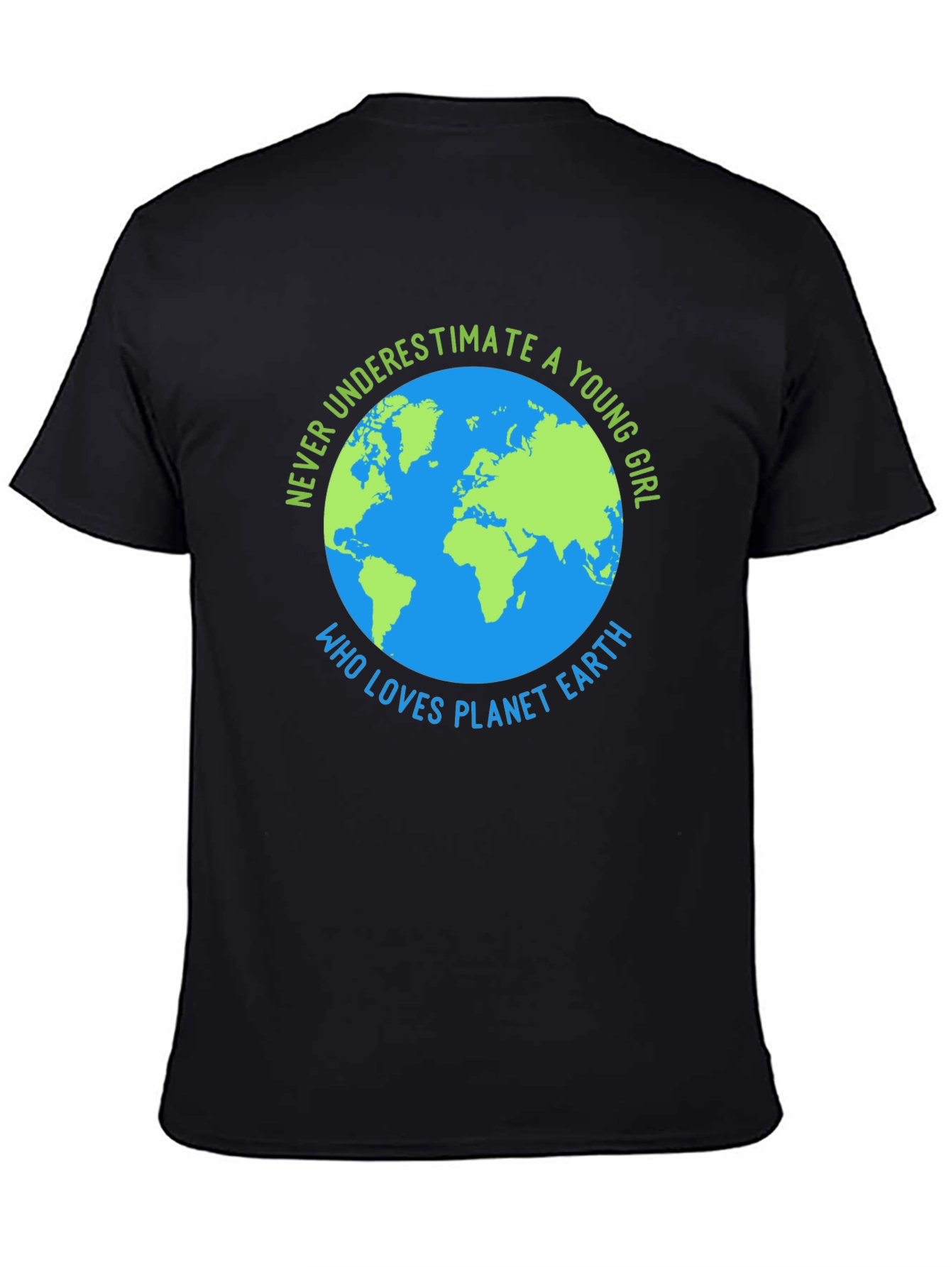 Planet Earth Graphic T-Shirt - Young Girl Supporter