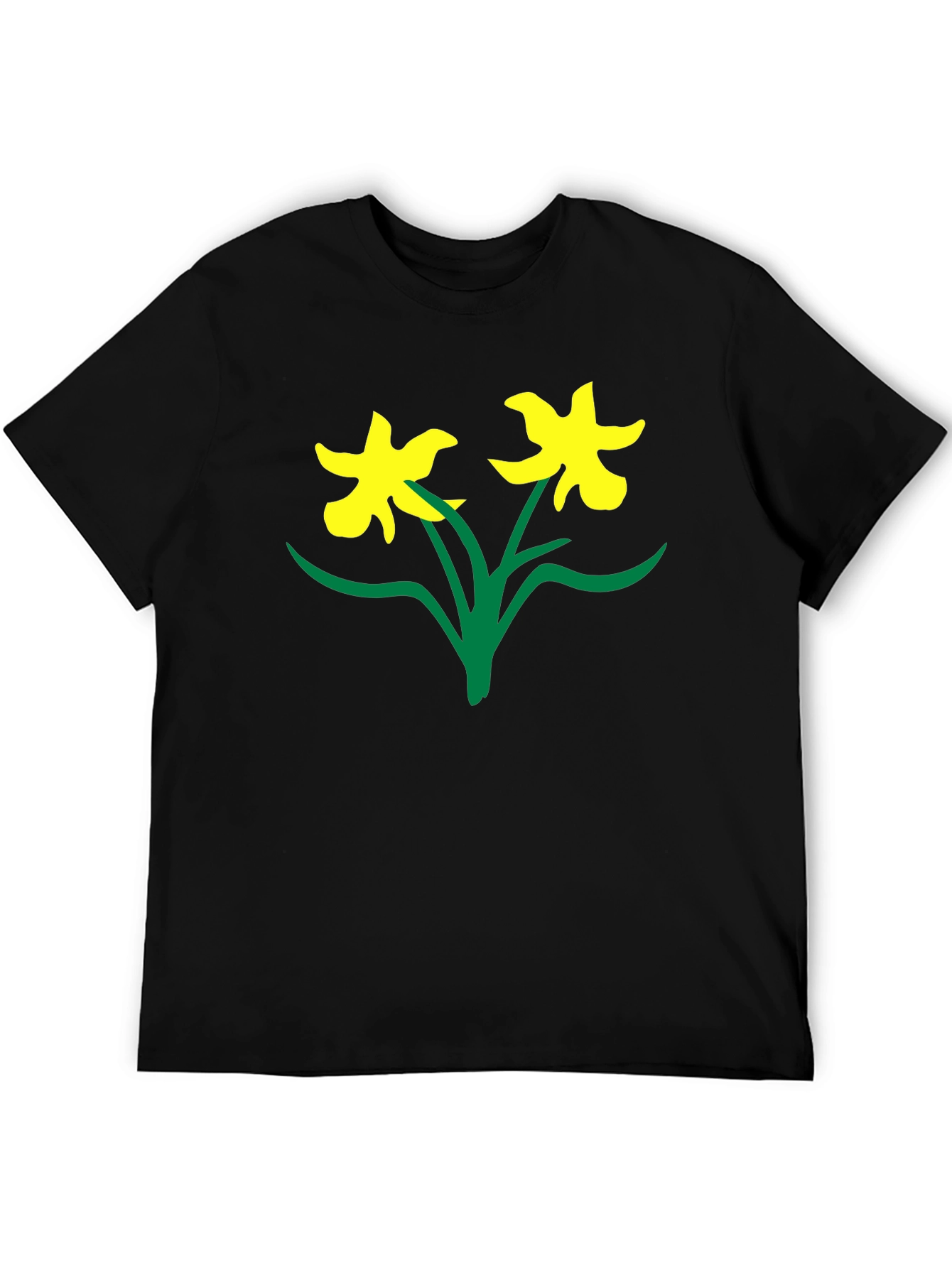 Black Daffodil Graphic Tee
