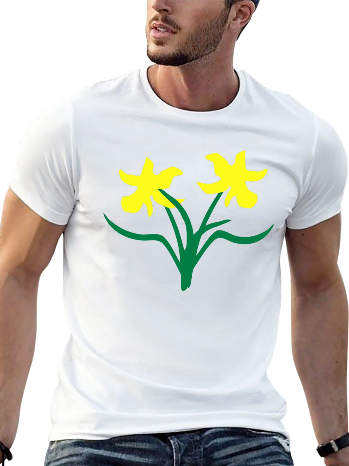 Black Daffodil Graphic Tee