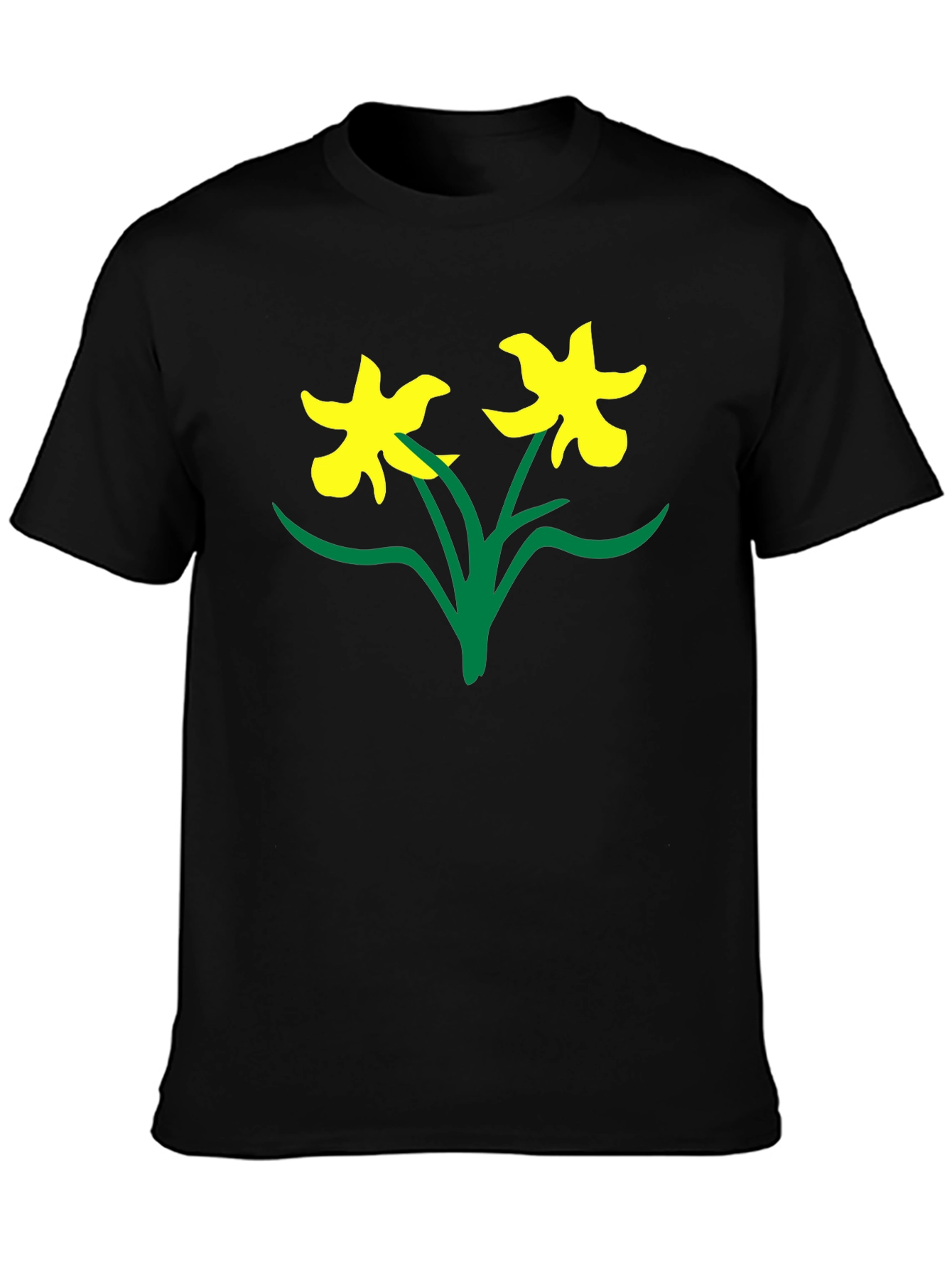 Black Daffodil Graphic Tee