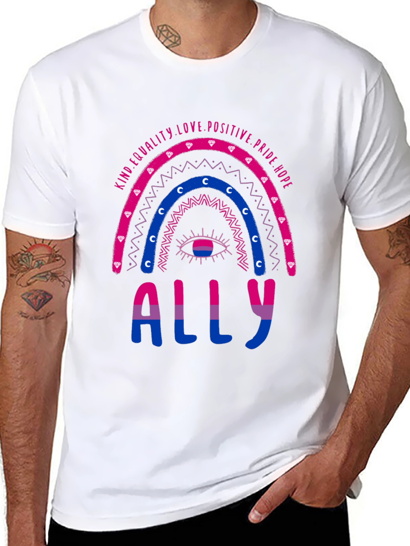 Bisexual Pride Ally T-Shirt