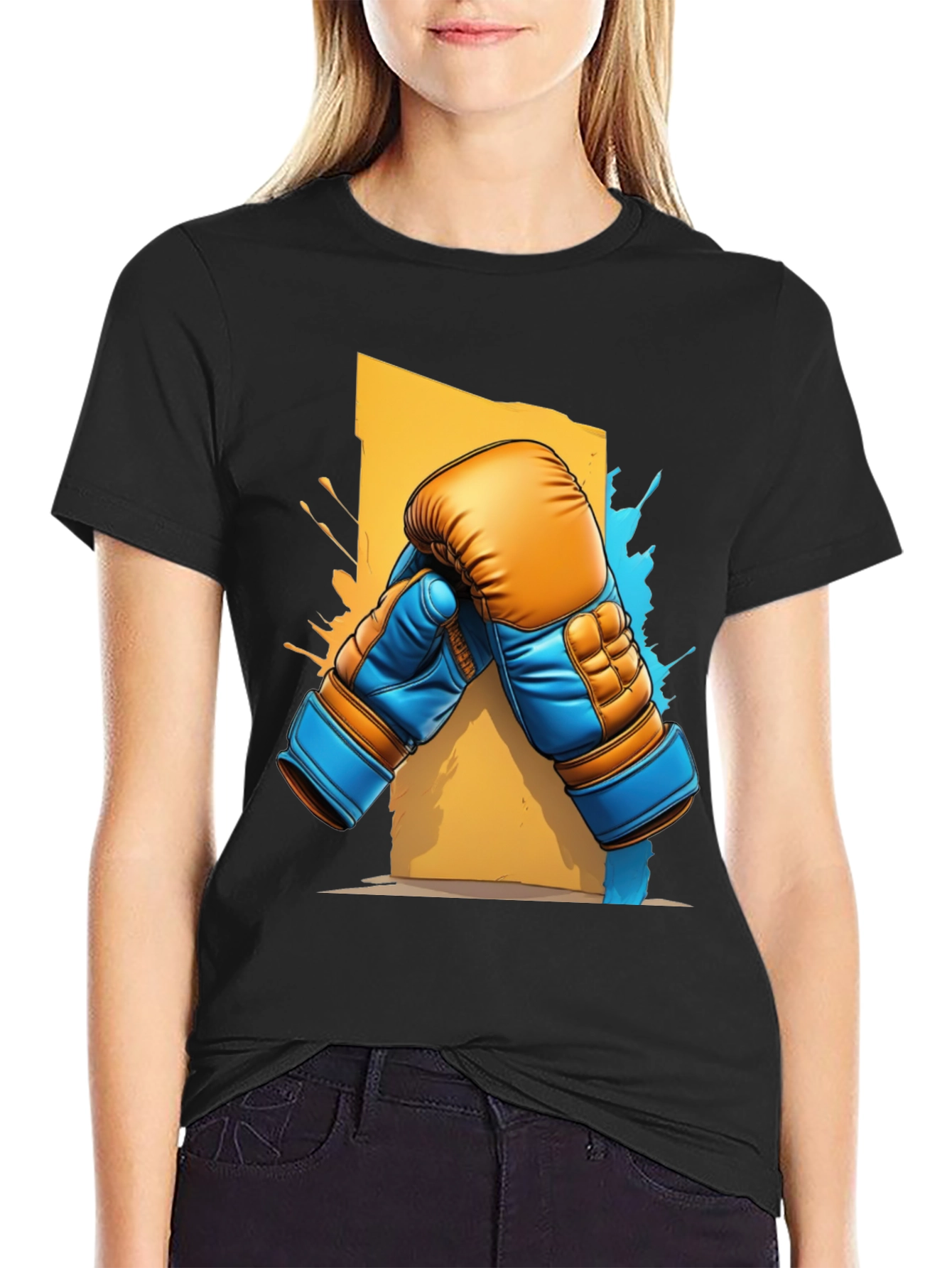 Boxing Gloves Graphic Tee - Punch Out Style