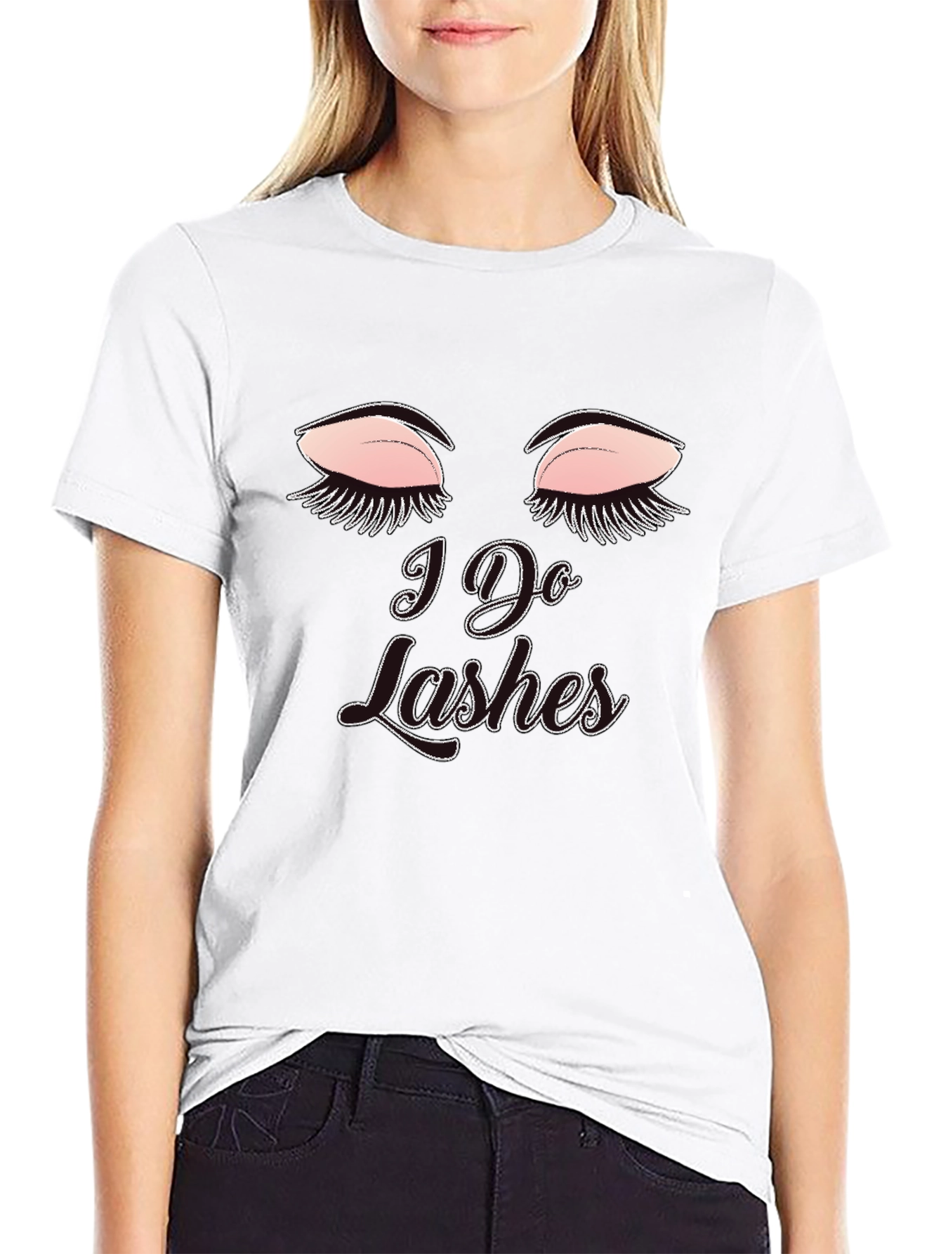 I Do Lashes Graphic Tee - Eyelash Artist T-Shirt
