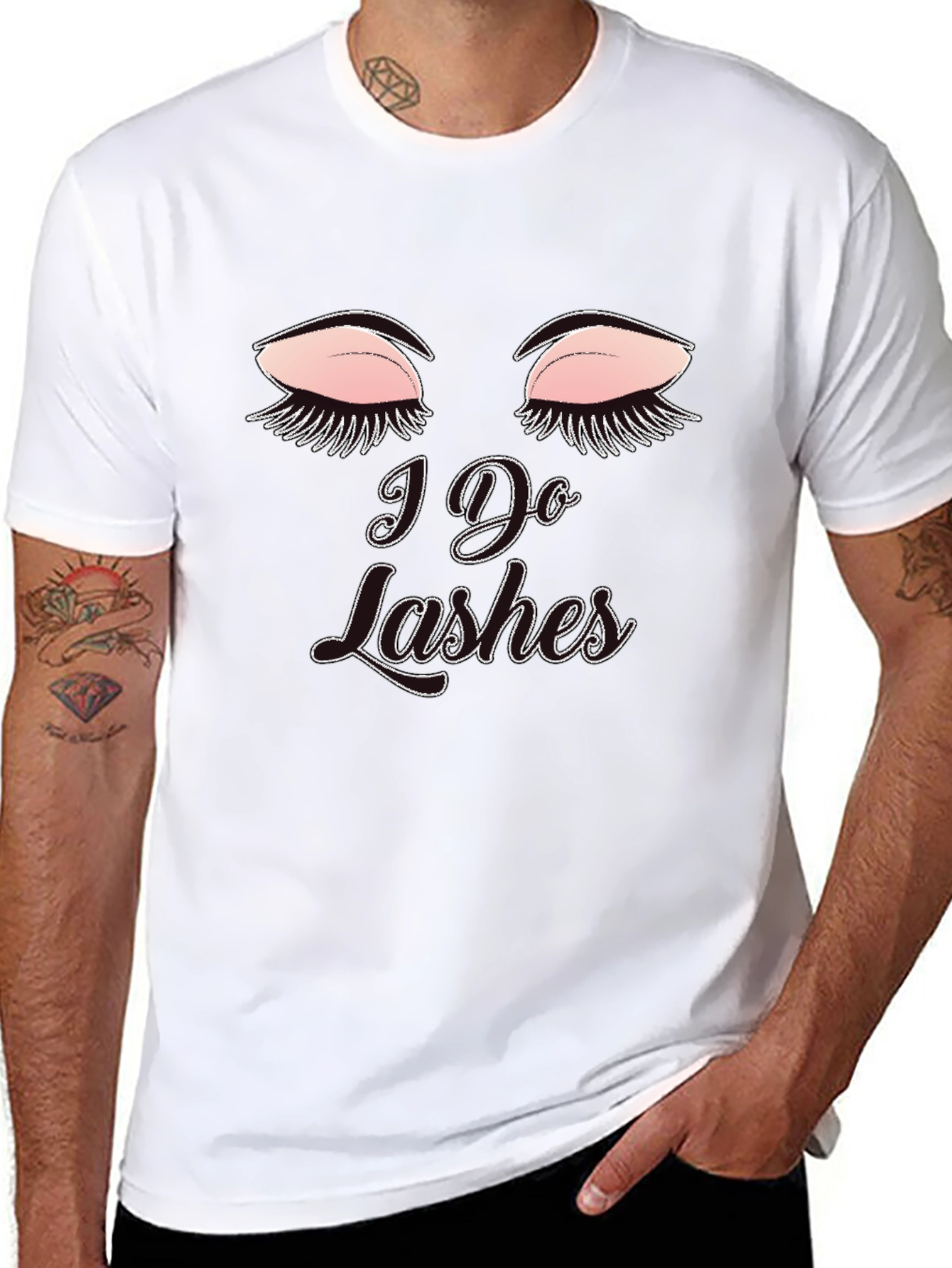 I Do Lashes Graphic Tee - Eyelash Artist T-Shirt