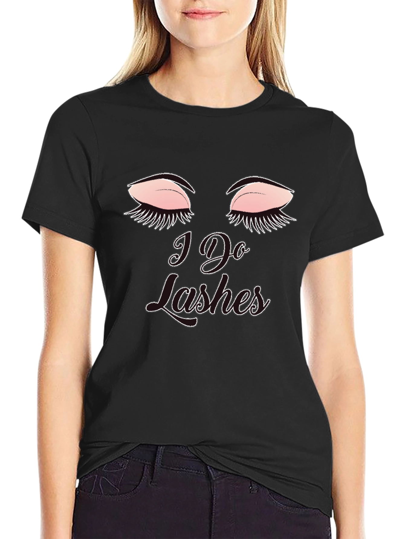 I Do Lashes Graphic Tee - Eyelash Artist T-Shirt