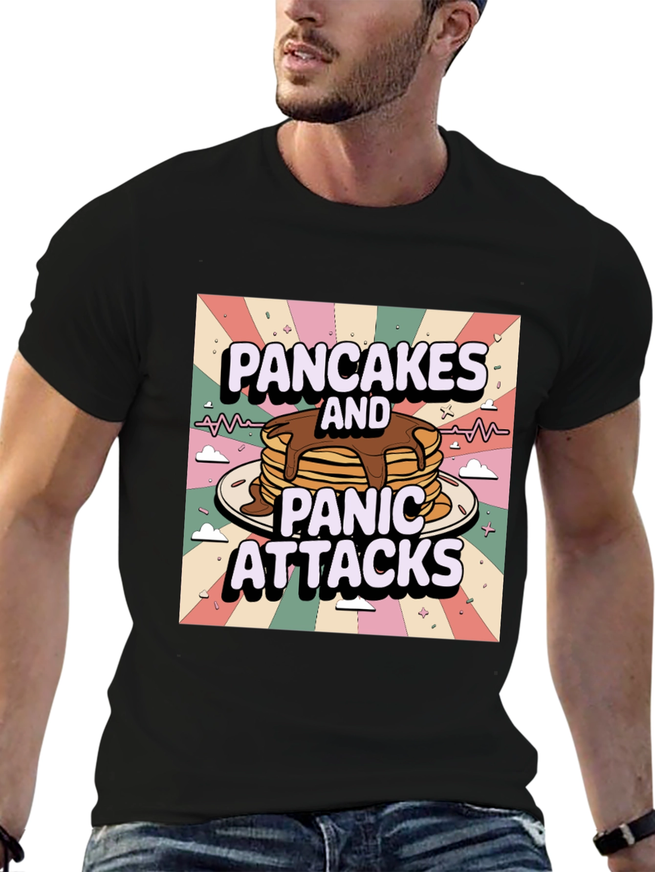 Pancakes and Panic Attacks T-Shirt