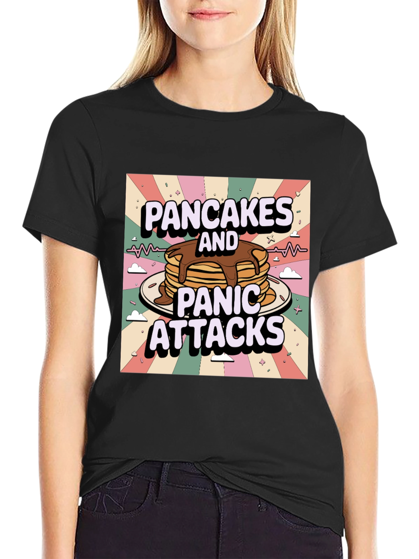 Pancakes and Panic Attacks T-Shirt