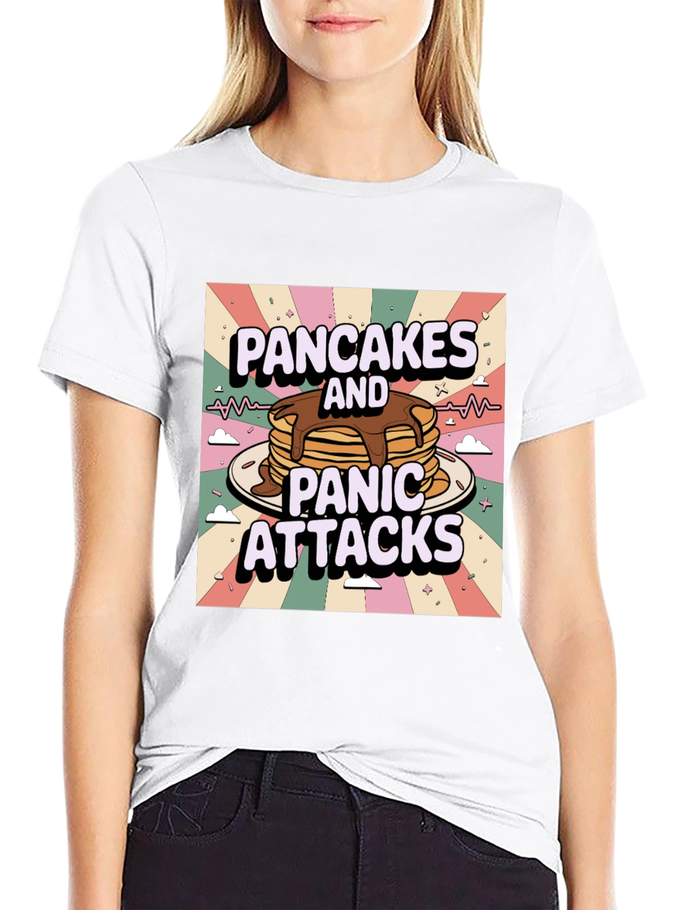 Pancakes and Panic Attacks T-Shirt
