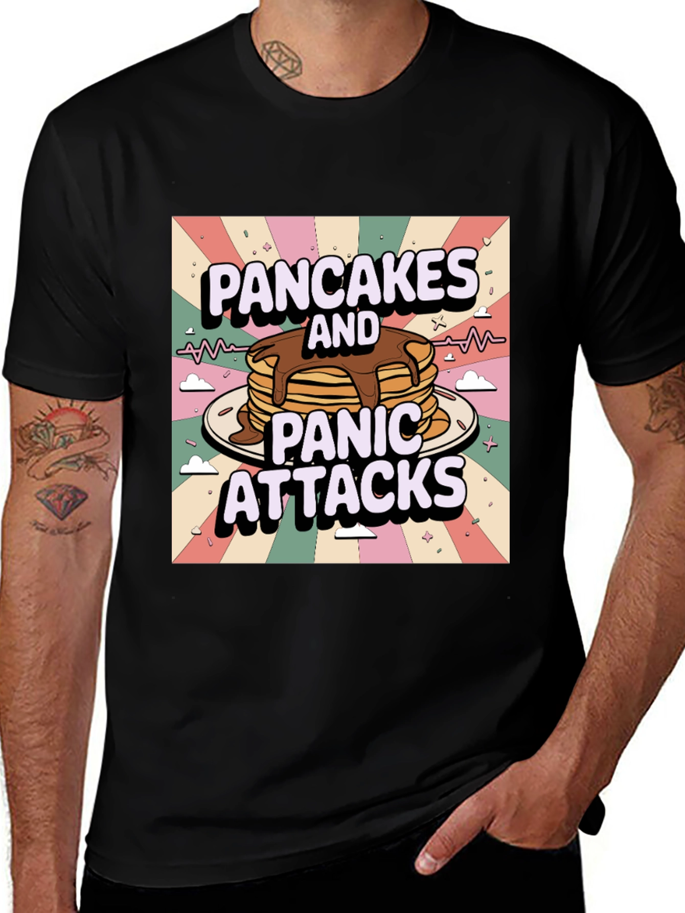 Pancakes and Panic Attacks T-Shirt