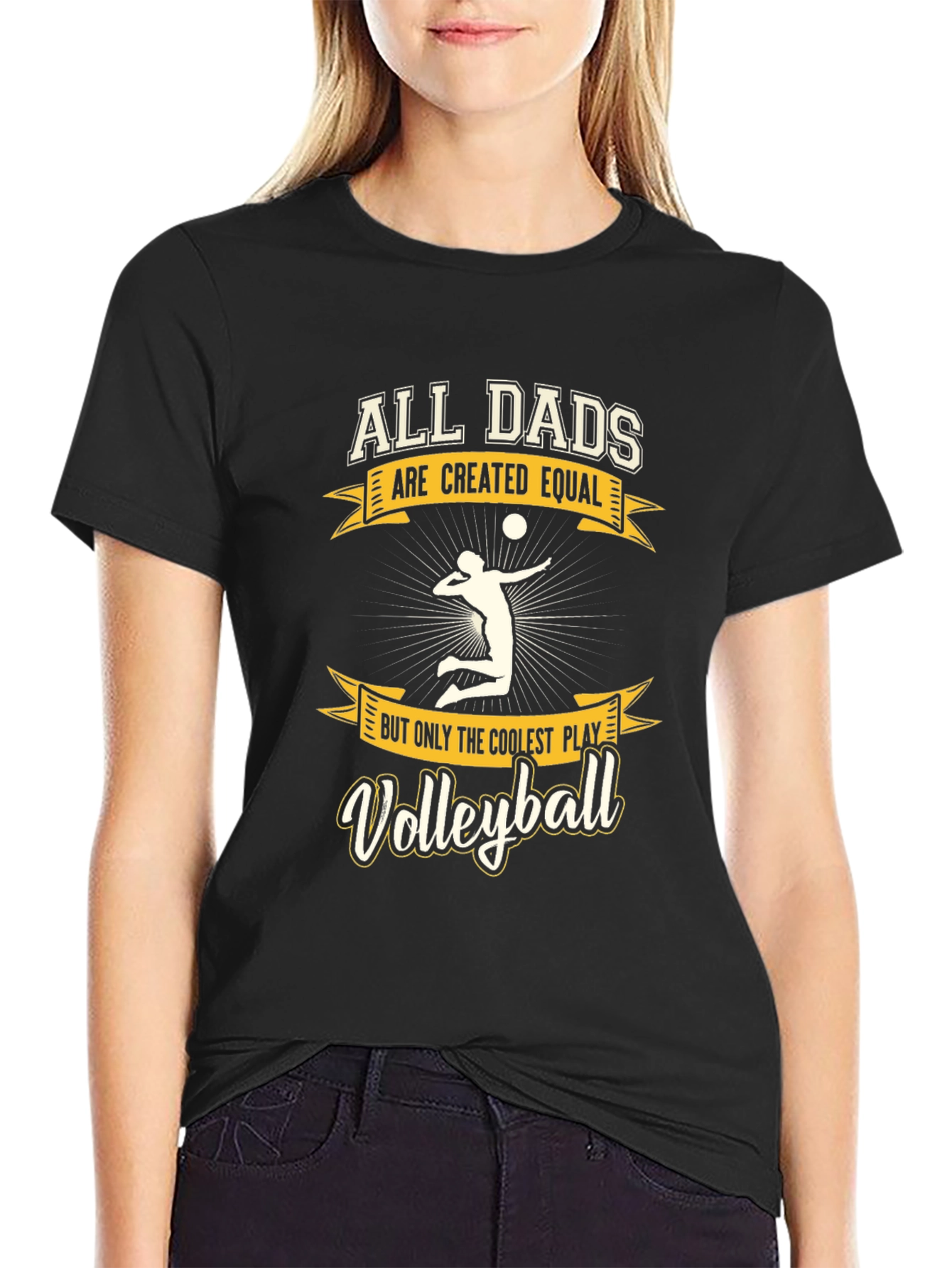 Cool Dad Volleyball Graphic T-Shirt