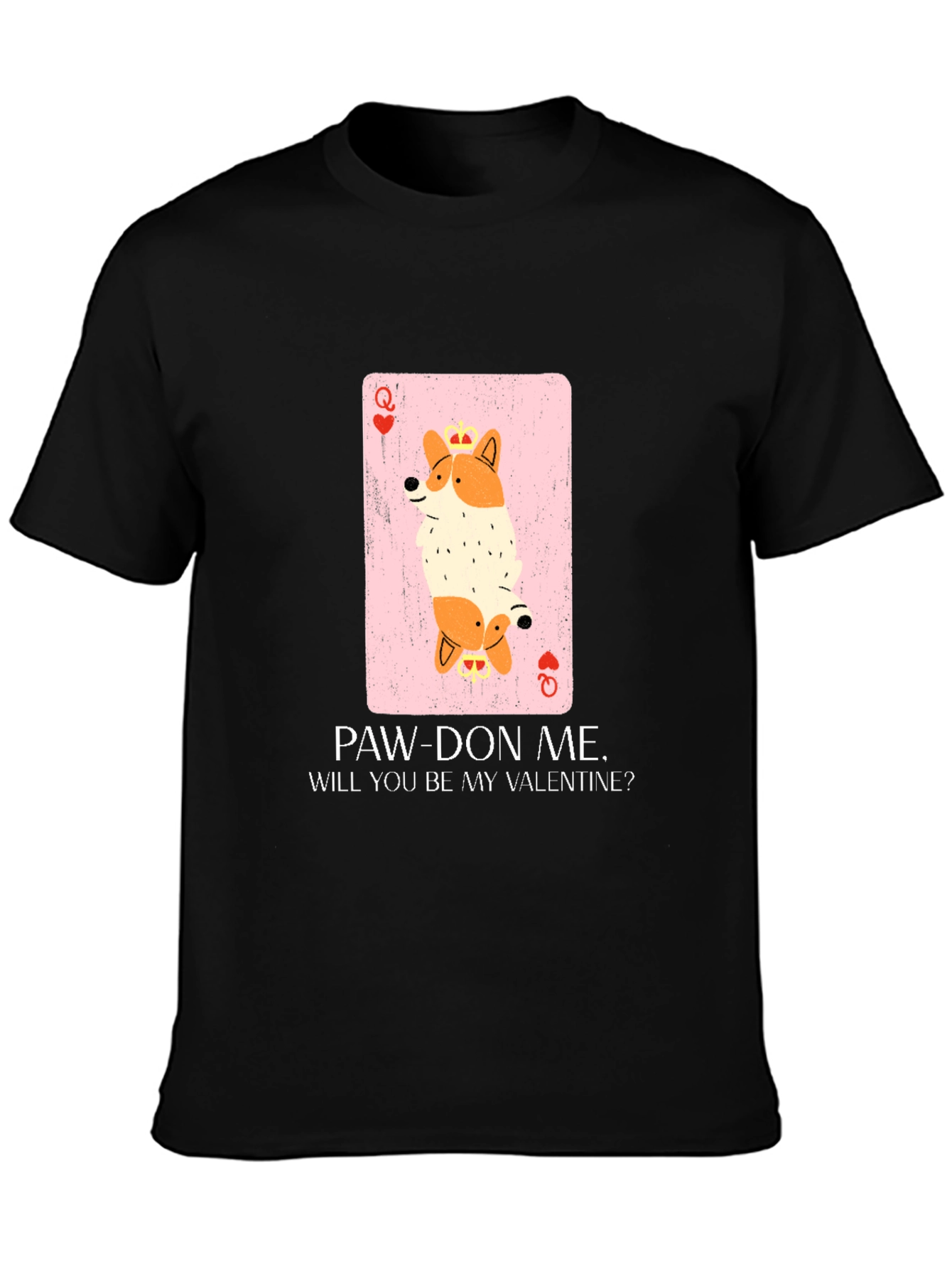 Queen Corgi Valentine T-Shirt