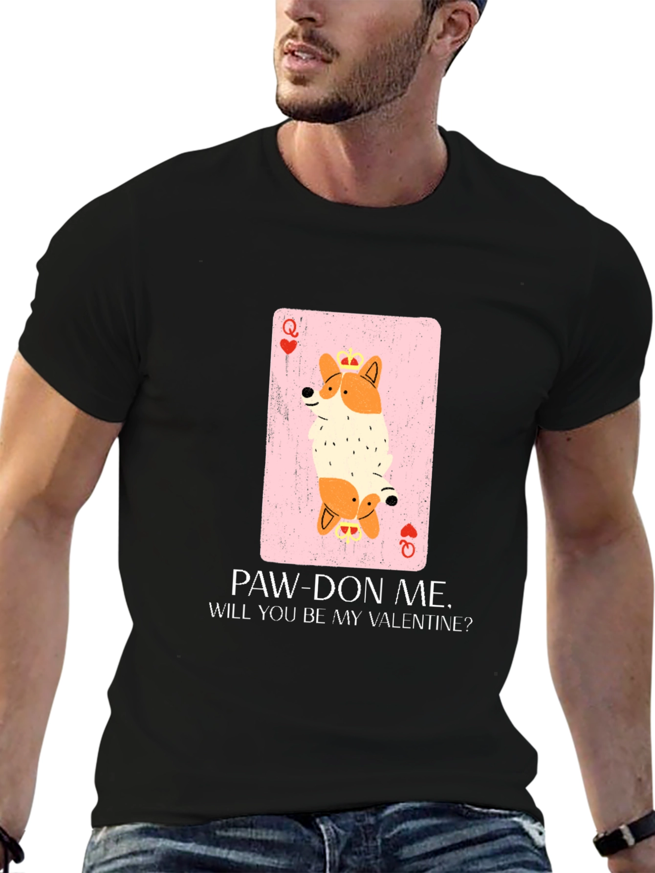 Queen Corgi Valentine T-Shirt