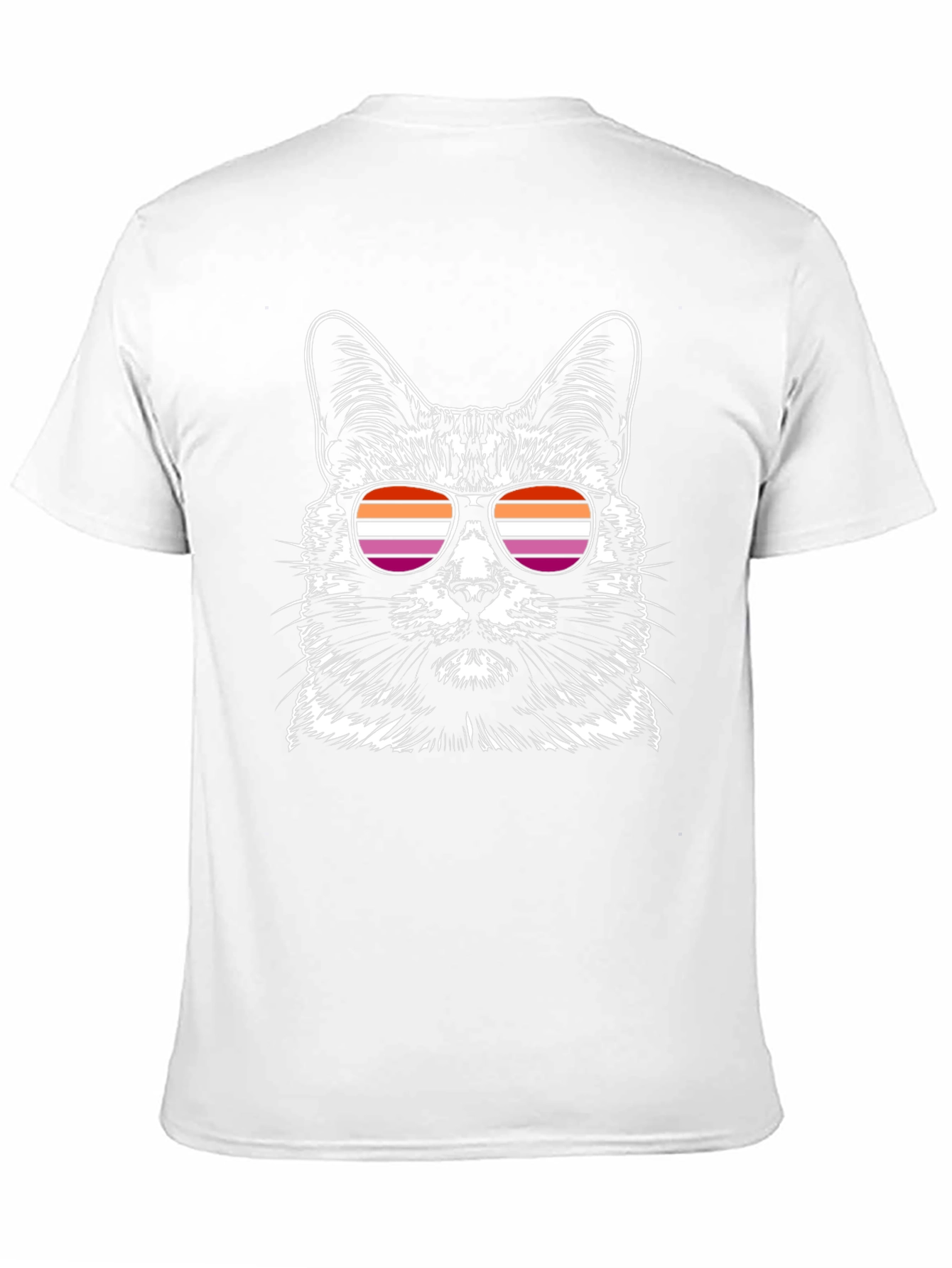 Cool Cat Lesbian Pride T-Shirt
