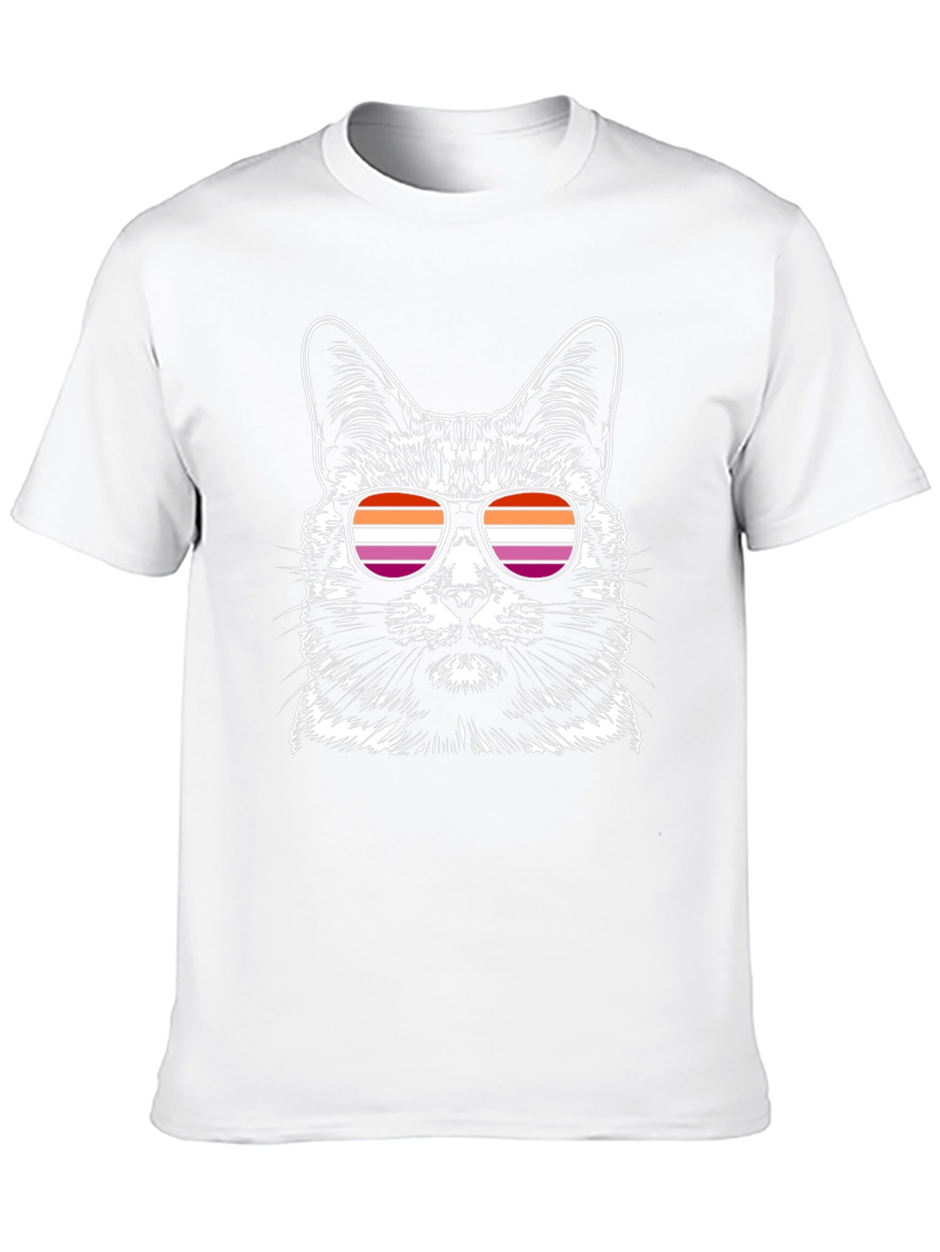 Cool Cat Lesbian Pride T-Shirt