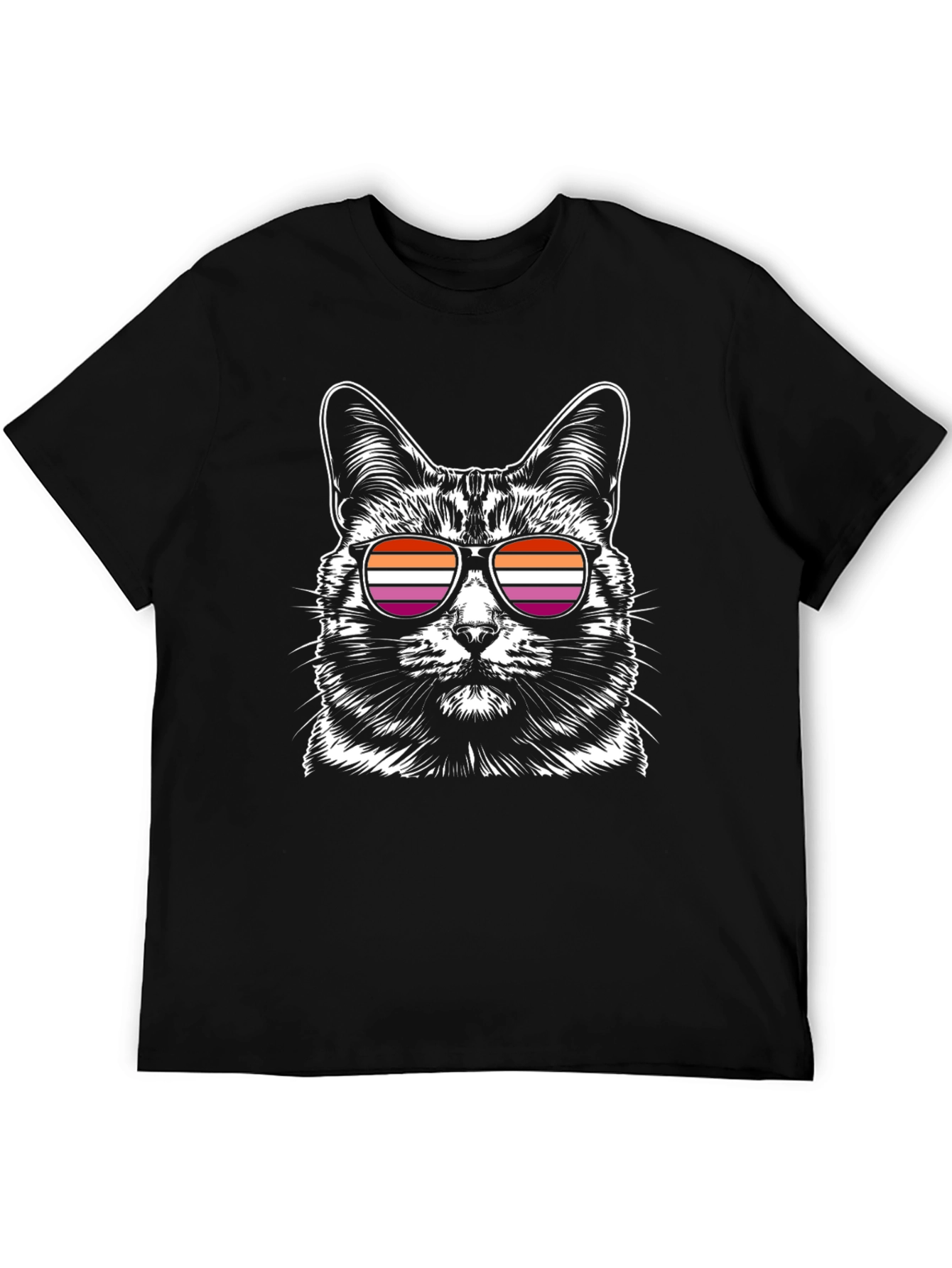 Cool Cat Lesbian Pride T-Shirt