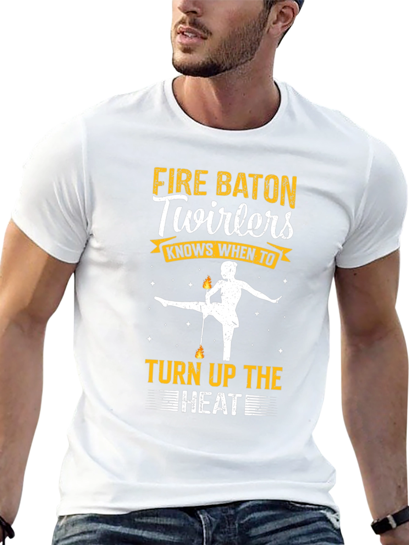 Fire Baton Twirlers Graphic T-Shirt