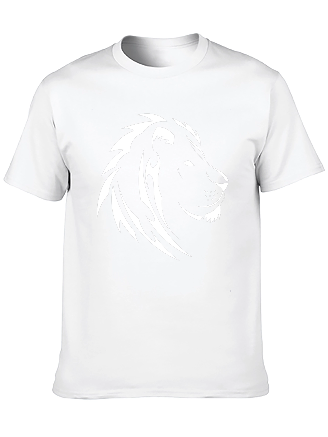 Lion Graphic Black Tee - Bold Style
