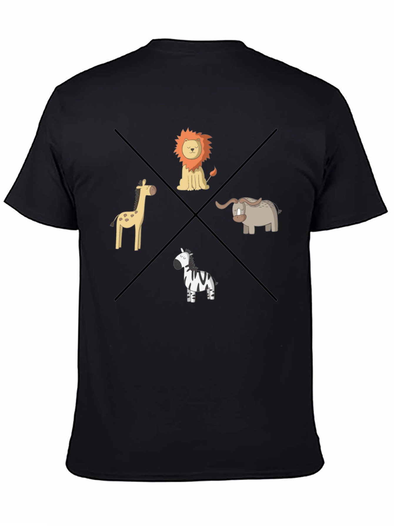 Safari Animals Graphic T-Shirt