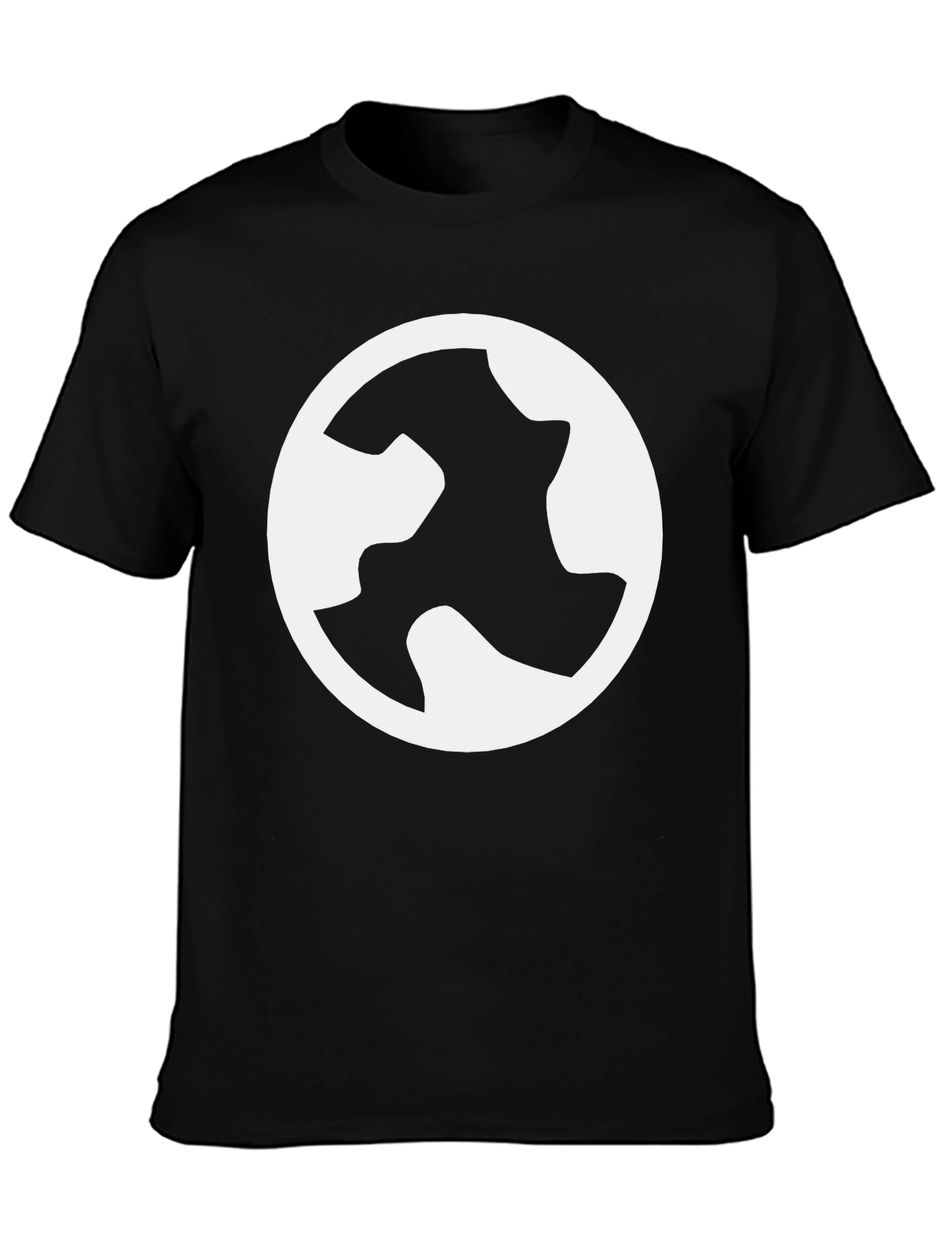 Abstract Logo Black T-Shirt