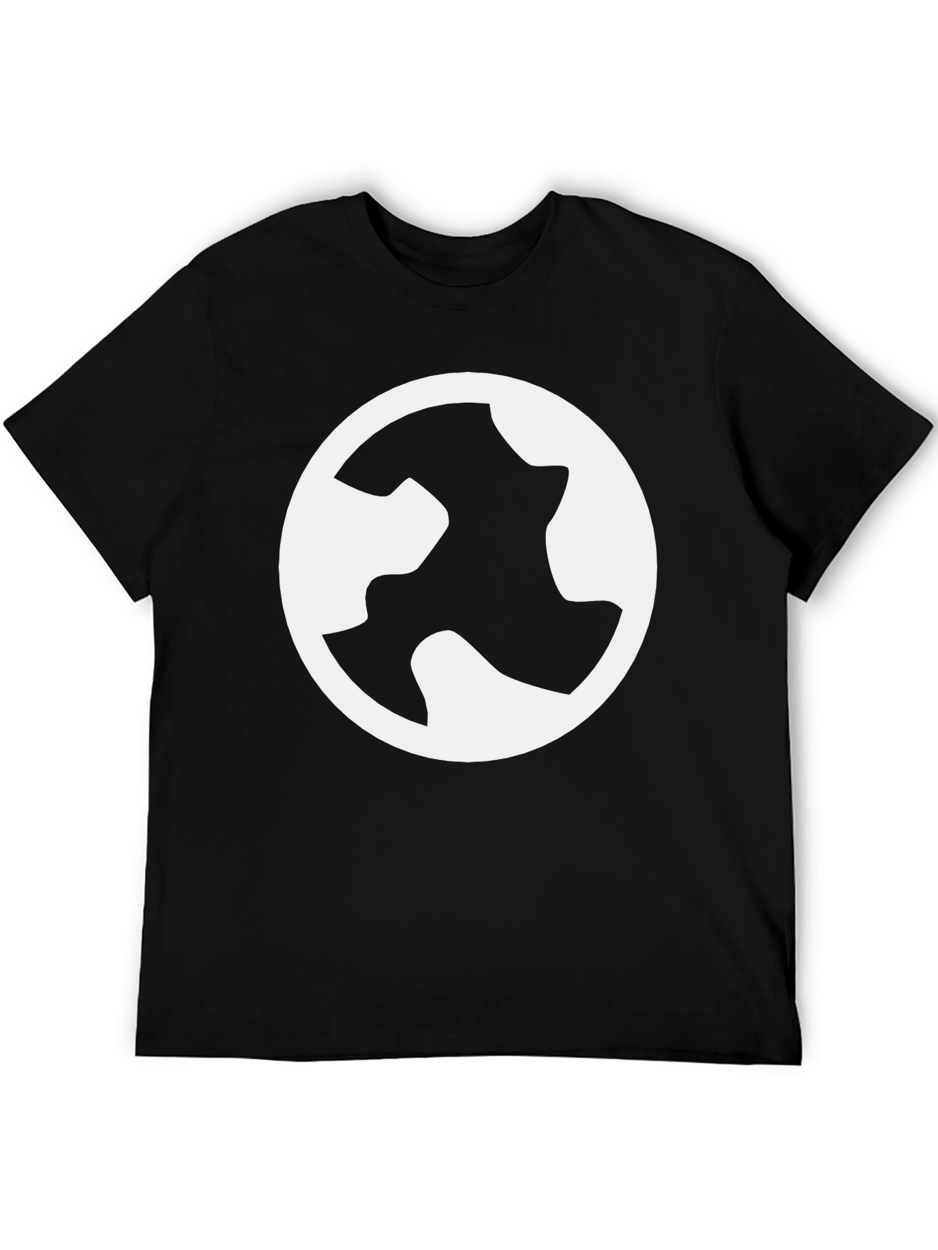 Abstract Logo Black T-Shirt