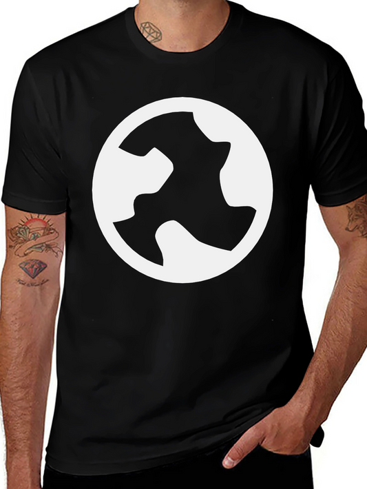 Abstract Logo Black T-Shirt