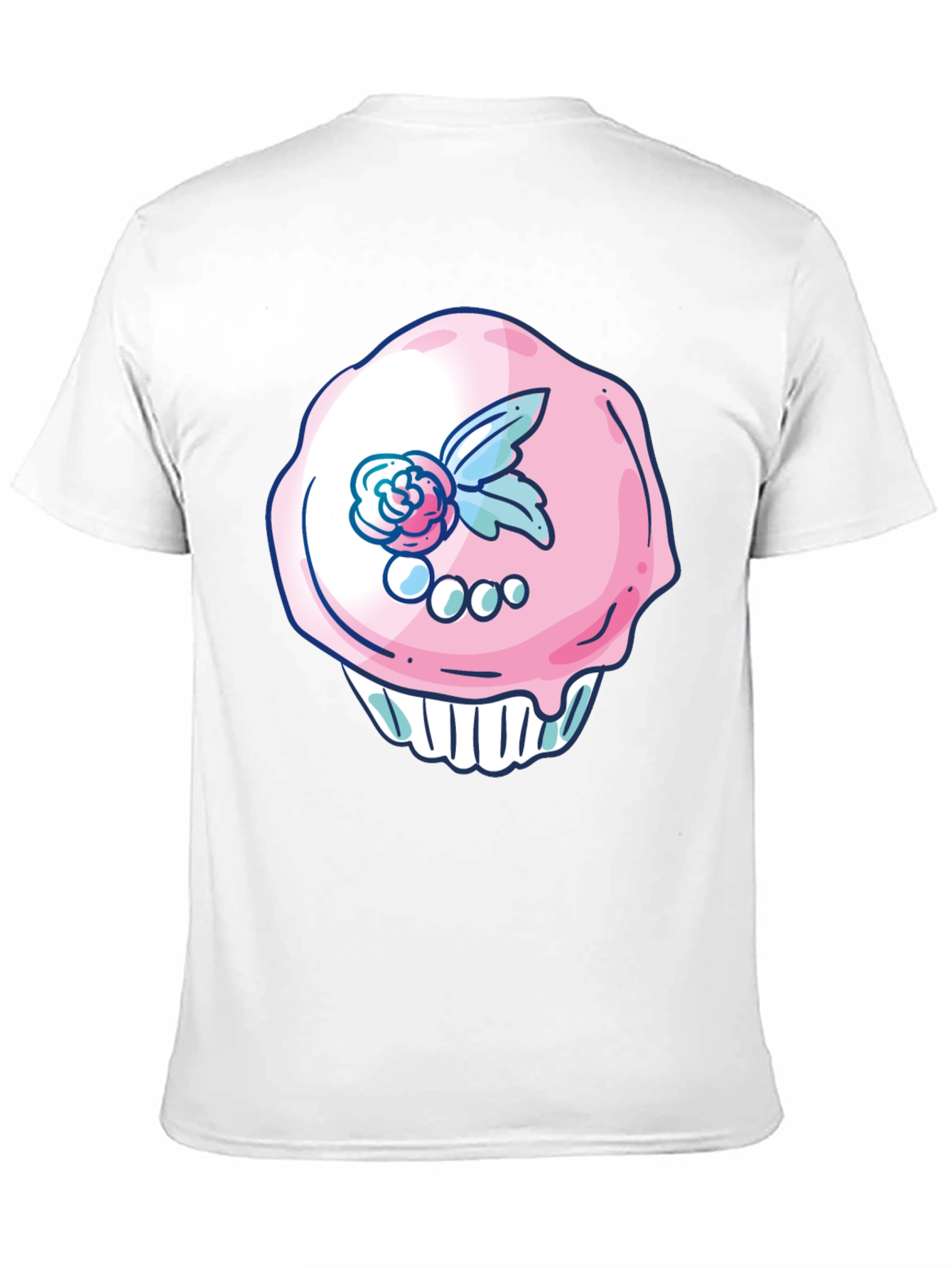 Cupcake Graphic Black T-Shirt