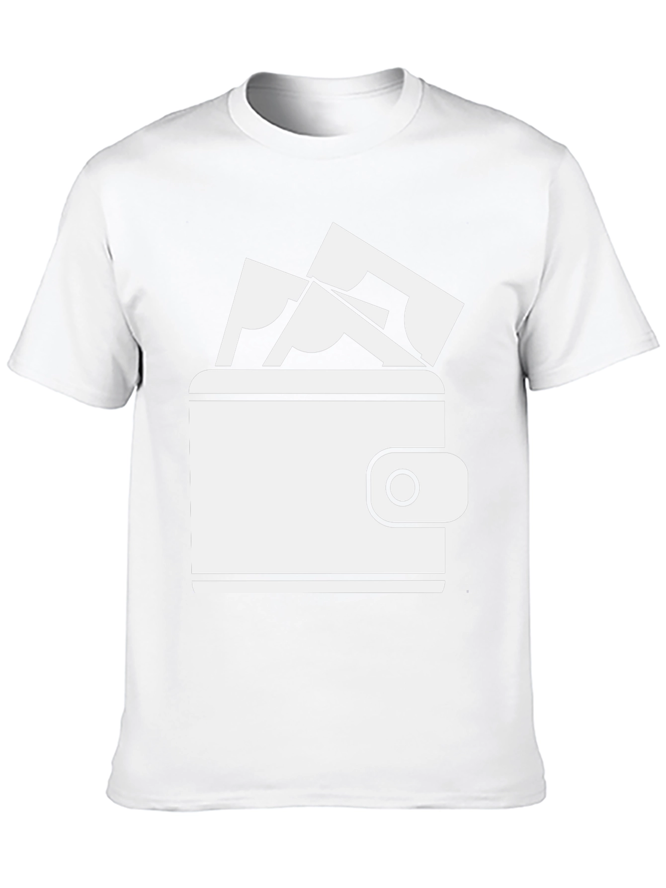 Money Wallet Black Graphic Tee Shirt