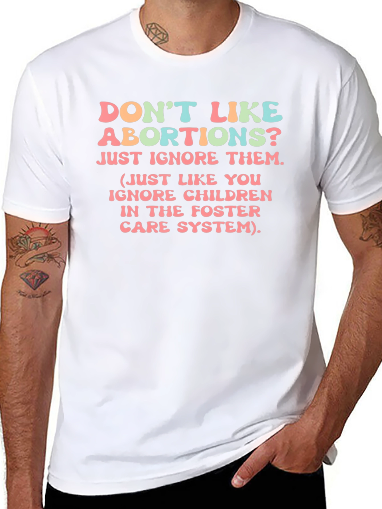 Dont Like Abortions? Sarcastic Graphic Tee