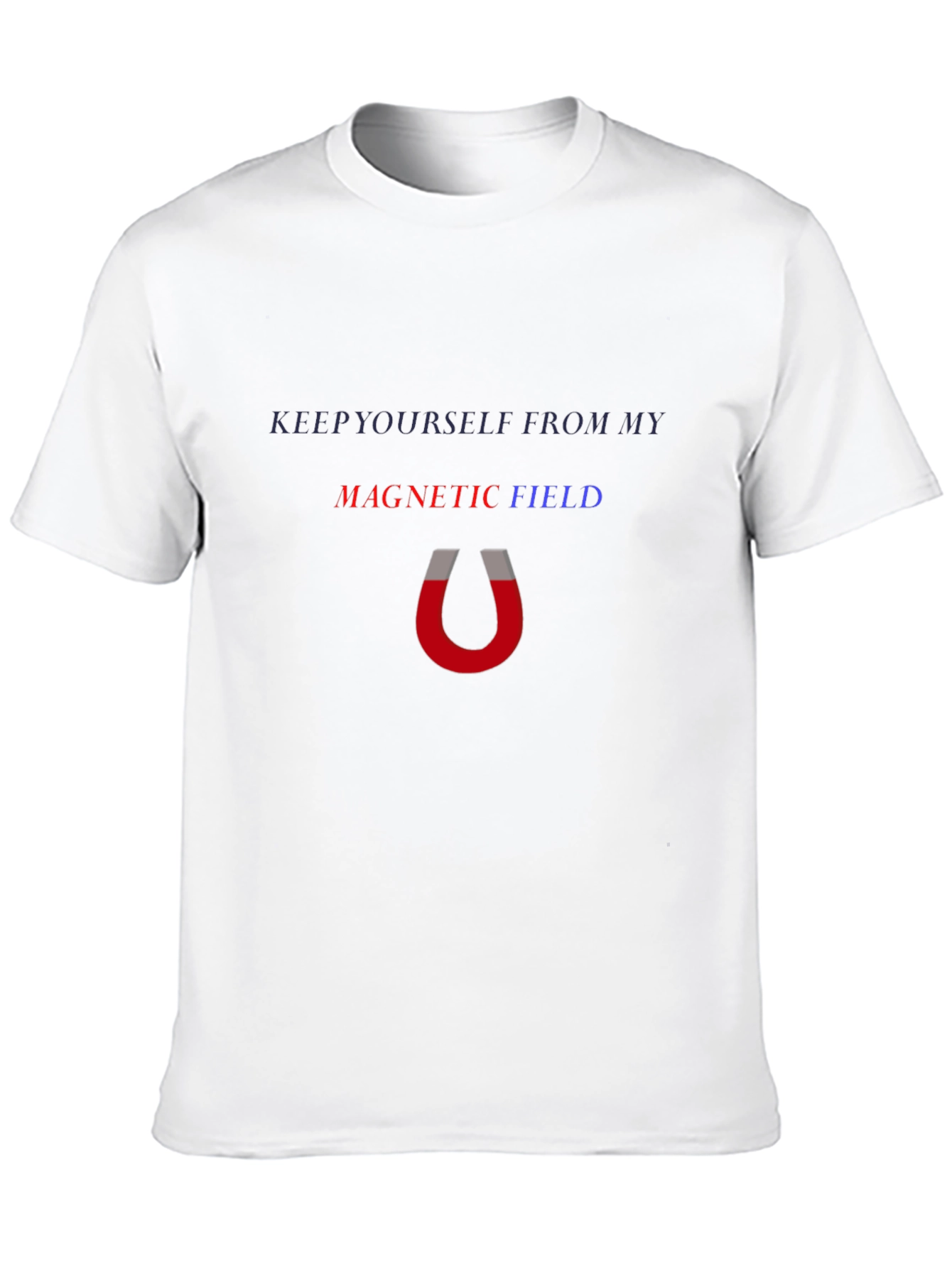 Magnetic Field Graphic Tee - Funny Science T-Shirt