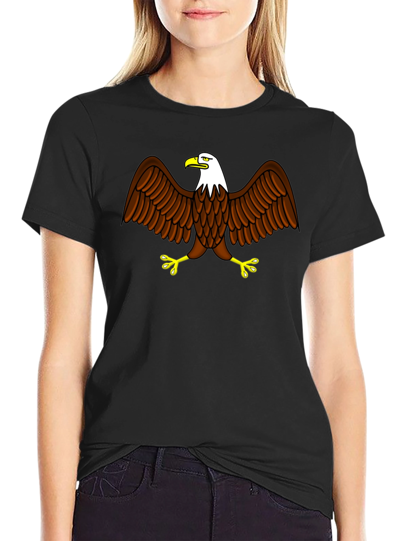 Eagle Graphic Black T-Shirt