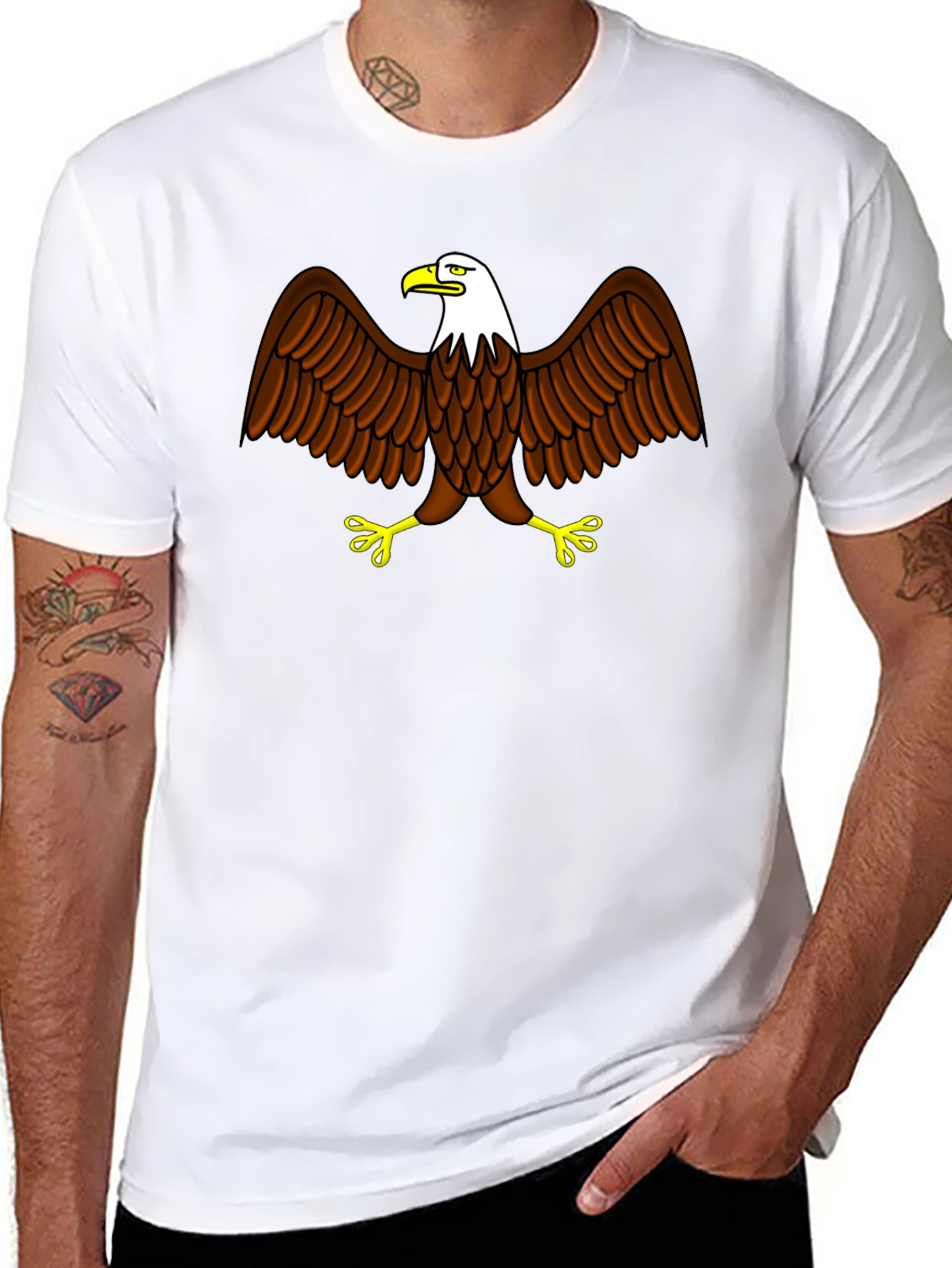 Eagle Graphic Black T-Shirt