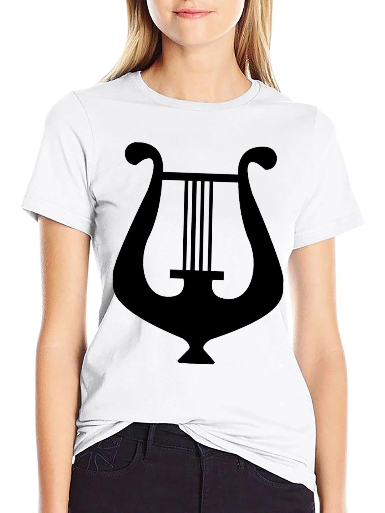 Lyre Graphic Tee - Classic Black T-Shirt