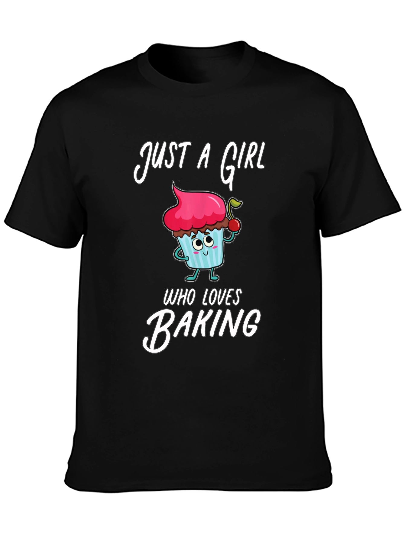 Just a Girl Who Loves Baking - Novelty T-Shirt