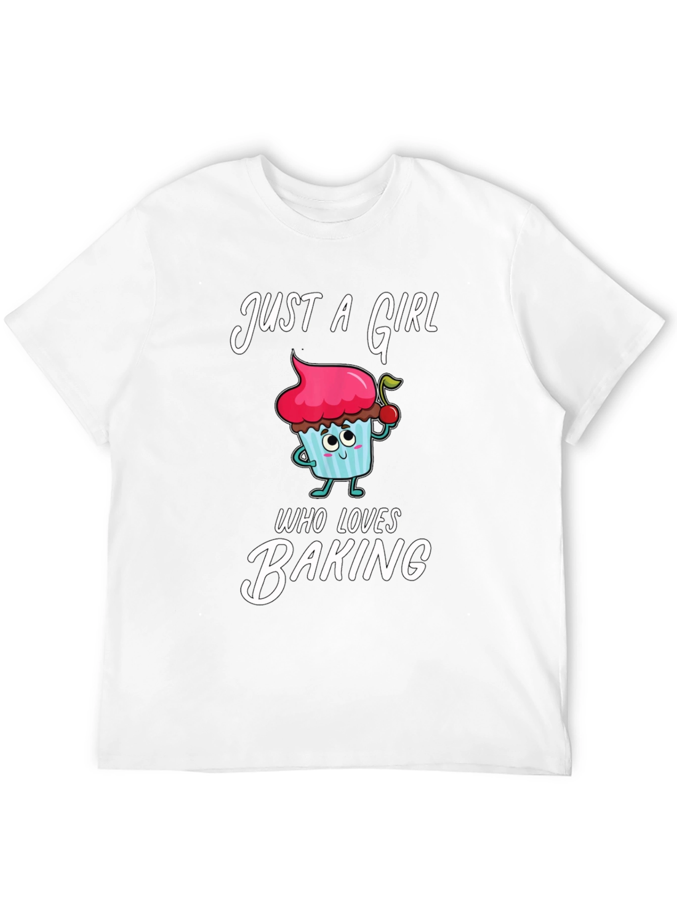 Just a Girl Who Loves Baking - Novelty T-Shirt
