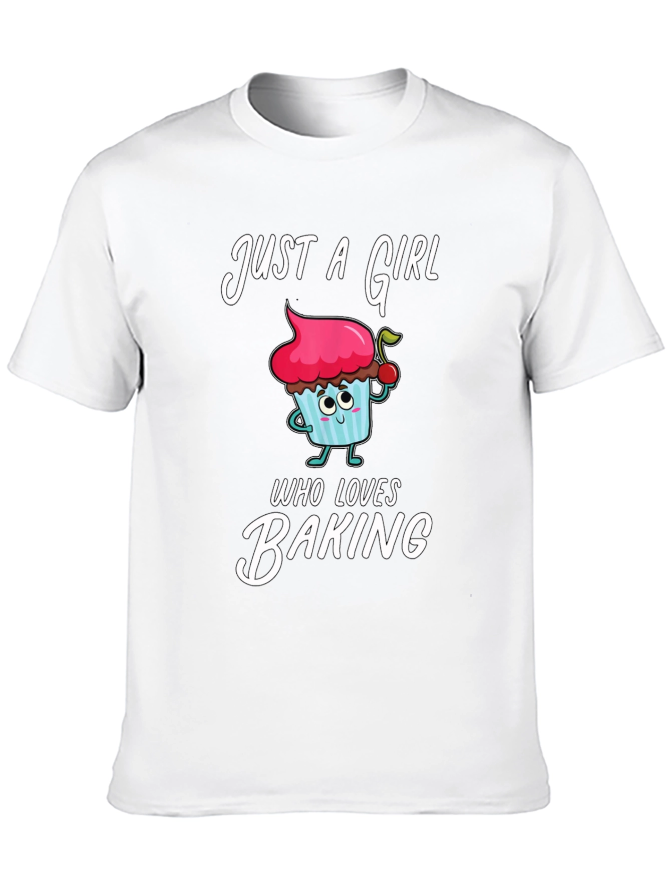 Just a Girl Who Loves Baking - Novelty T-Shirt