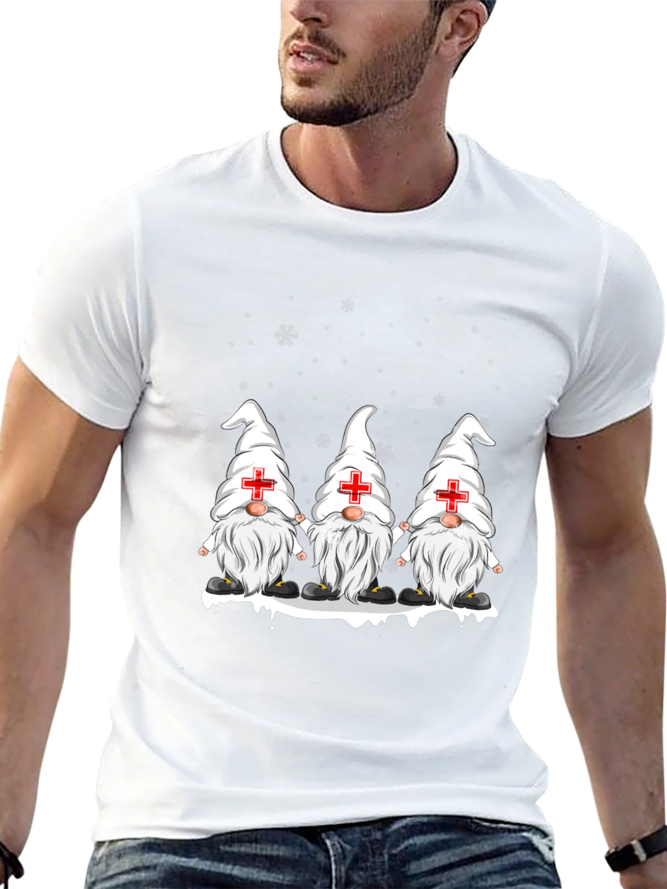 Nurse Gnomes T-Shirt - Funny Healthcare Hero Tee