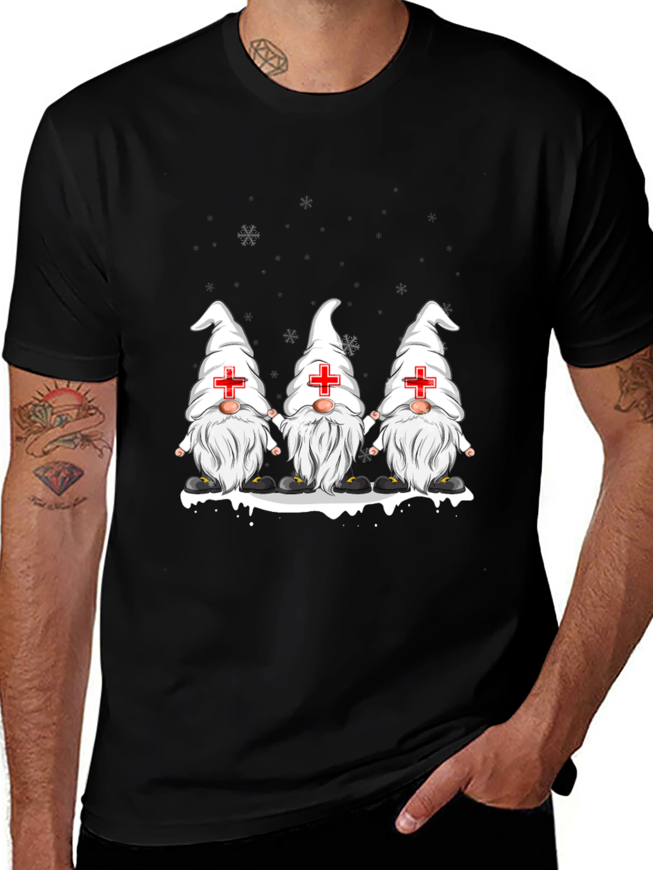 Nurse Gnomes T-Shirt - Funny Healthcare Hero Tee