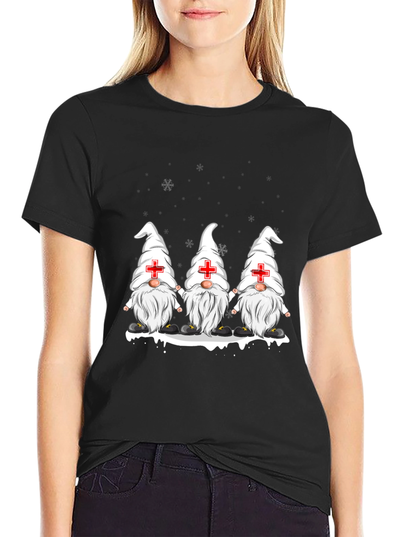 Nurse Gnomes T-Shirt - Funny Healthcare Hero Tee