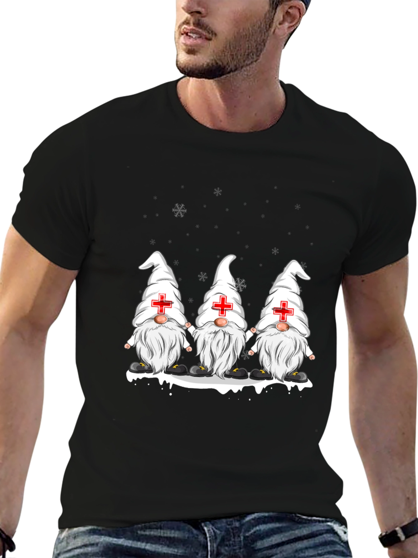 Nurse Gnomes T-Shirt - Funny Healthcare Hero Tee
